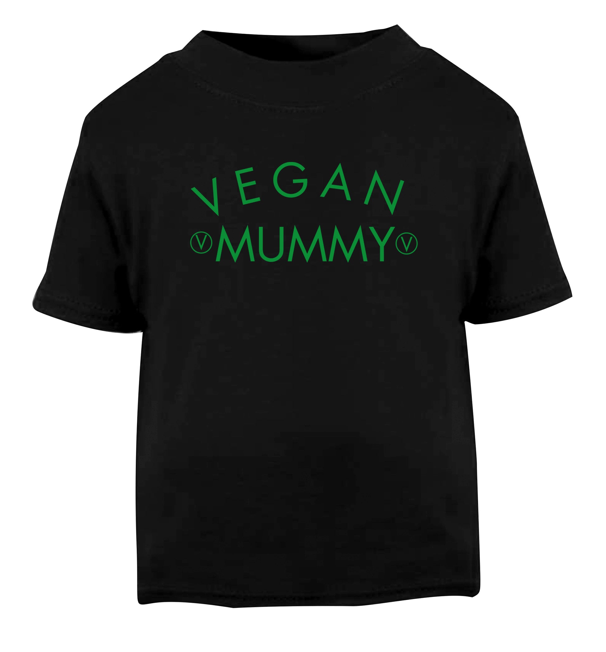 Vegan mummy Black Baby Toddler Tshirt 2 years