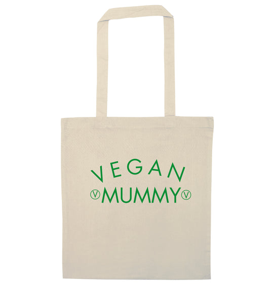 Vegan mummy natural tote bag