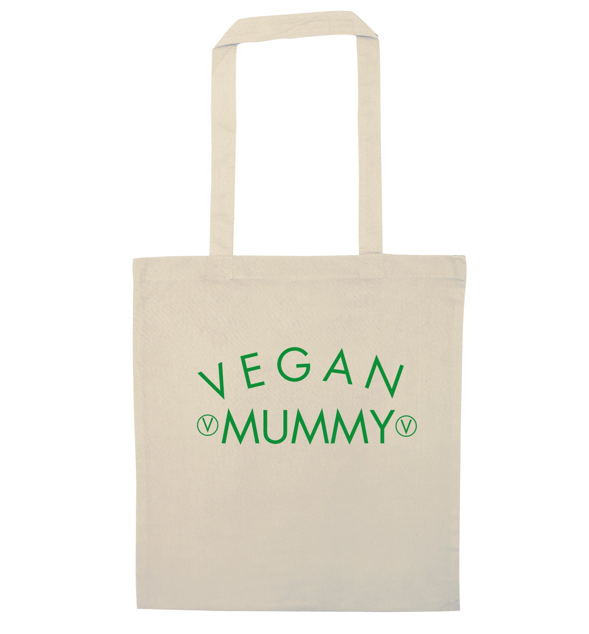 Vegan mummy natural tote bag