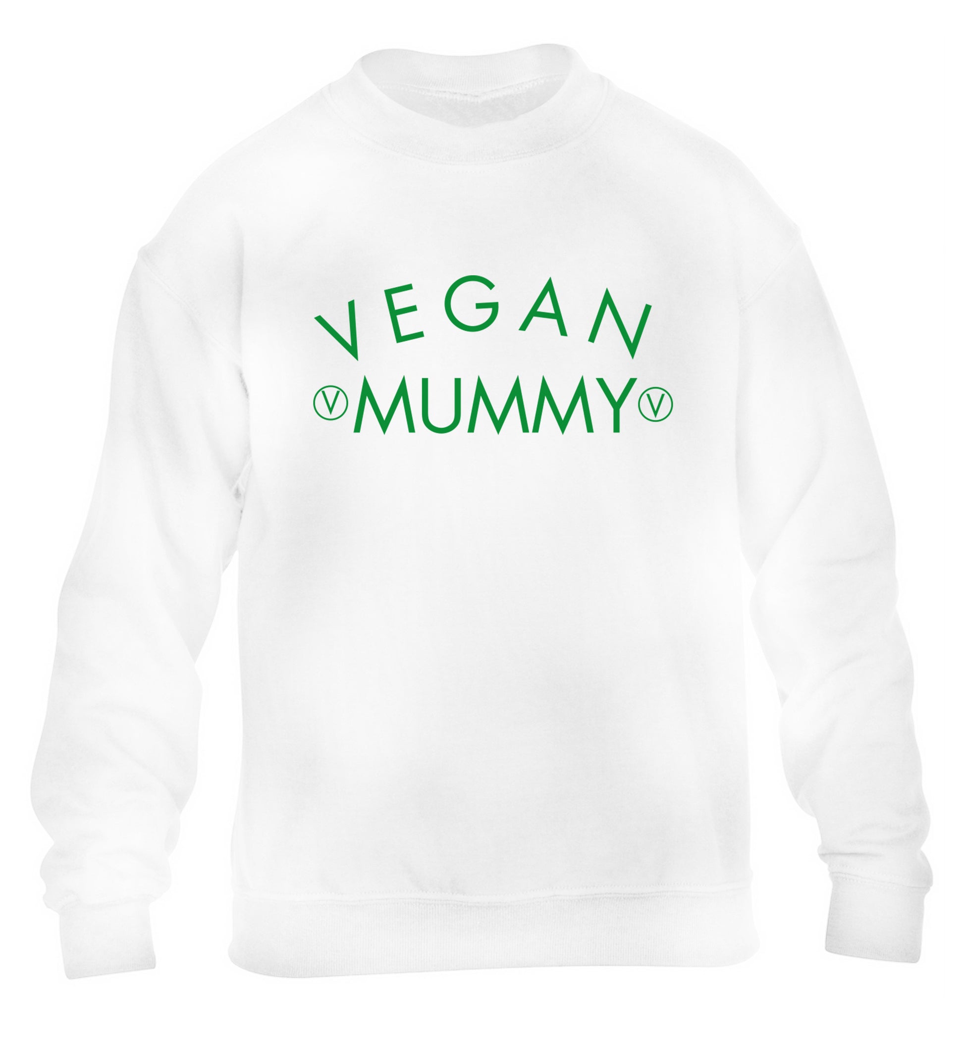 Vegan mummy children's white sweater 12-14 Years