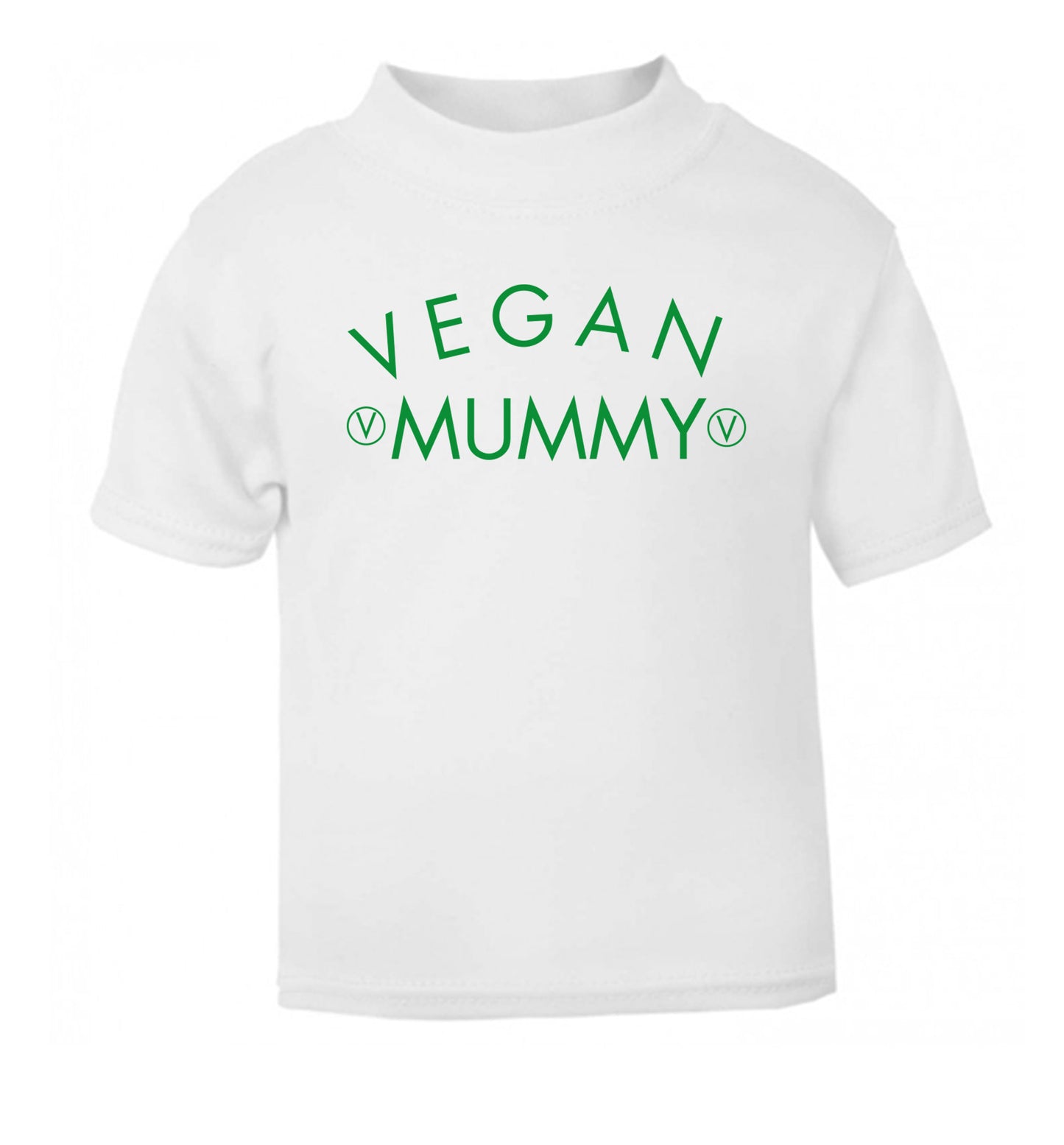 Vegan mummy white Baby Toddler Tshirt 2 Years
