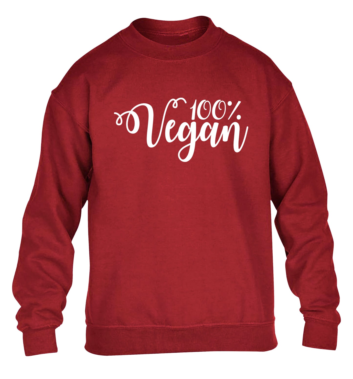 100% Vegan children's grey sweater 12-14 Years