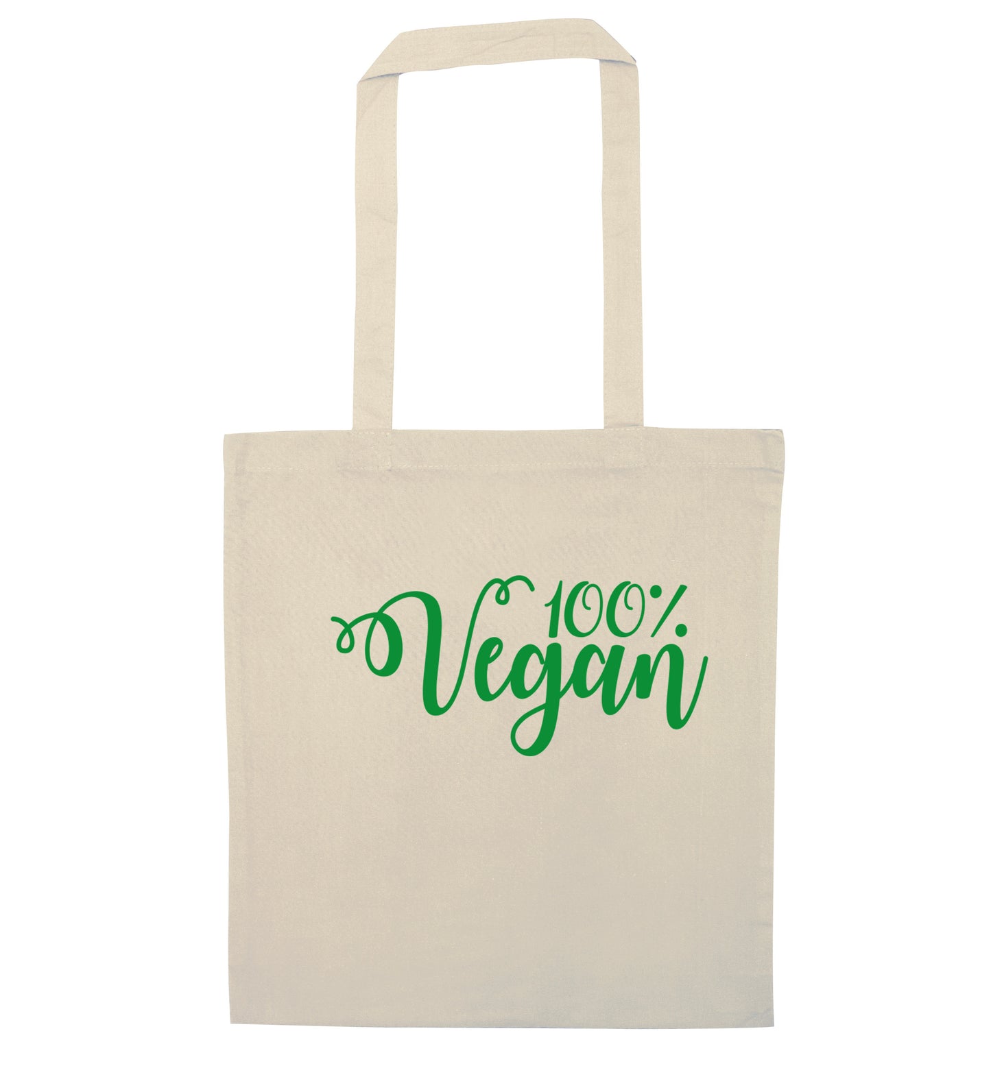 100% Vegan natural tote bag
