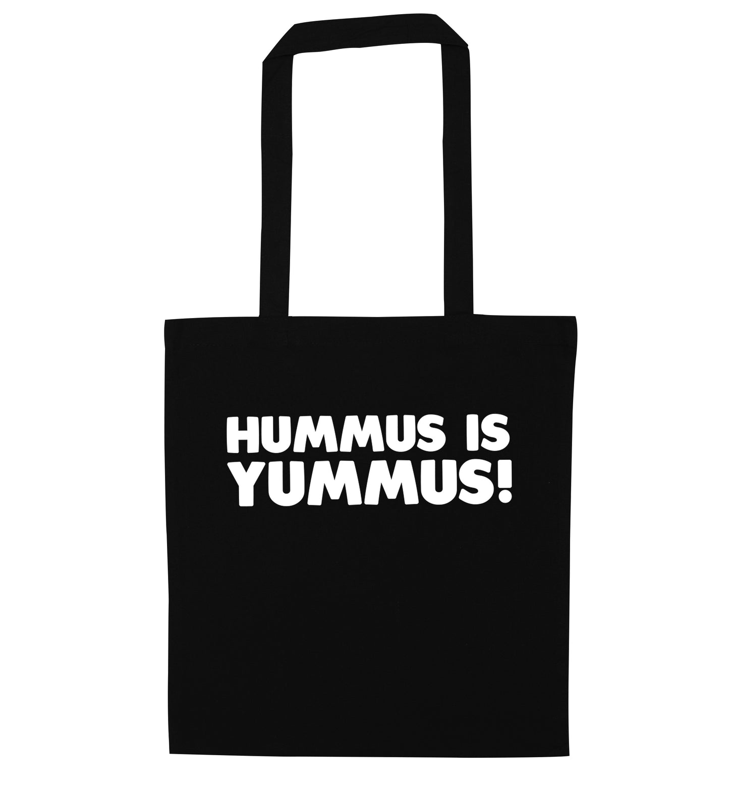 Hummus is Yummus  black tote bag