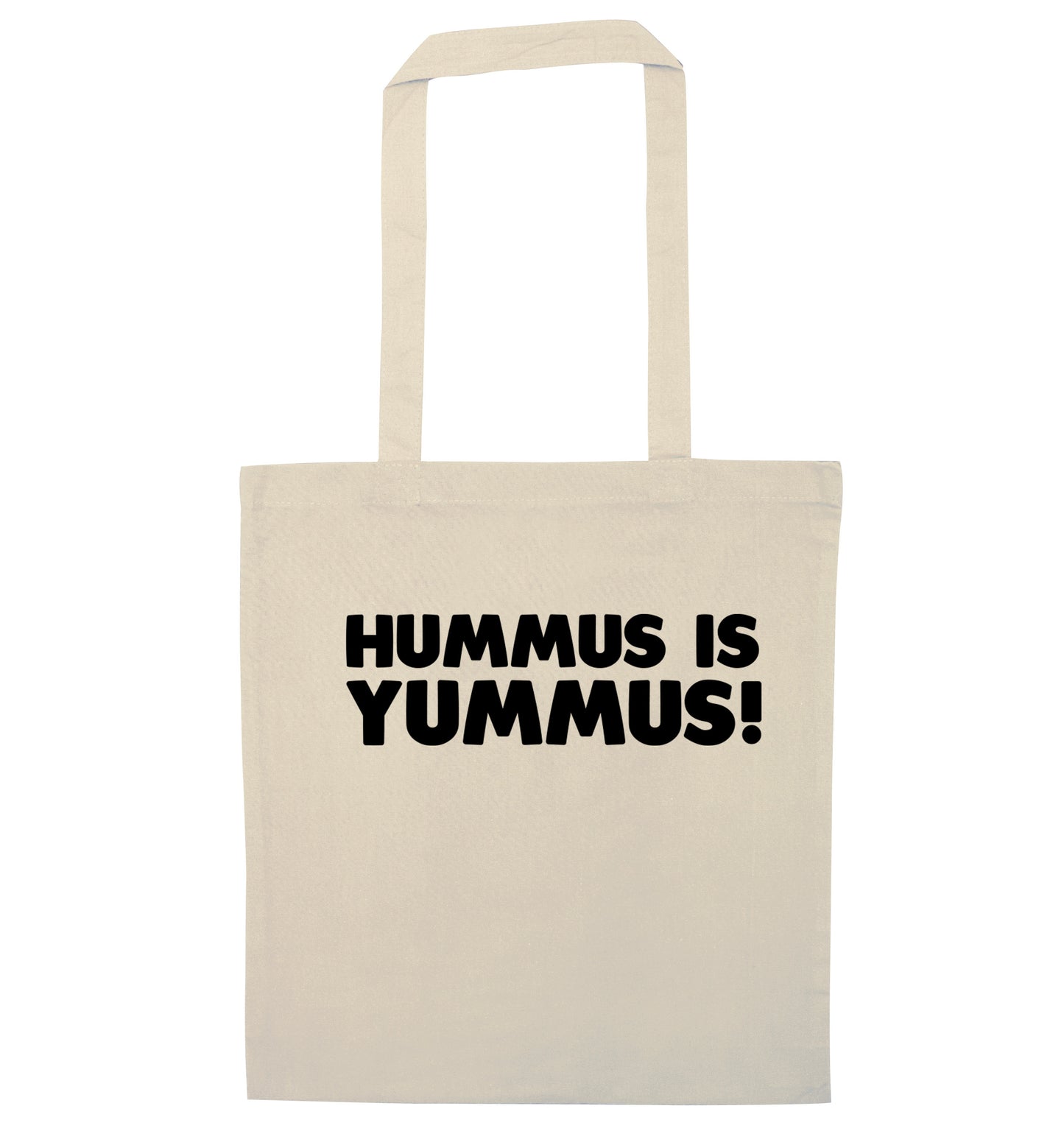 Hummus is Yummus  natural tote bag