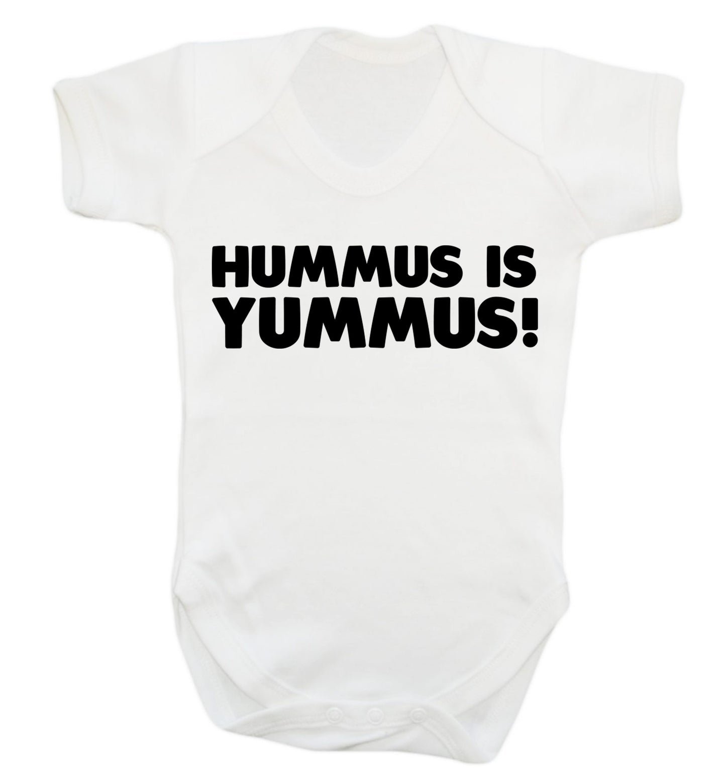 Hummus is Yummus  Baby Vest white 18-24 months
