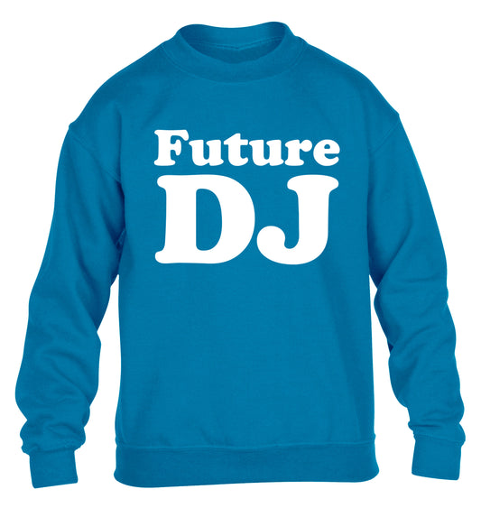 Future DJ children's blue sweater 12-14 Years