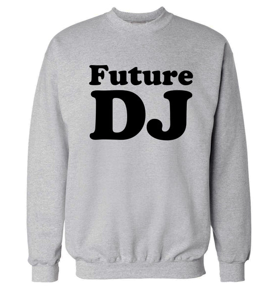 Future DJ Adult's unisex grey Sweater 2XL