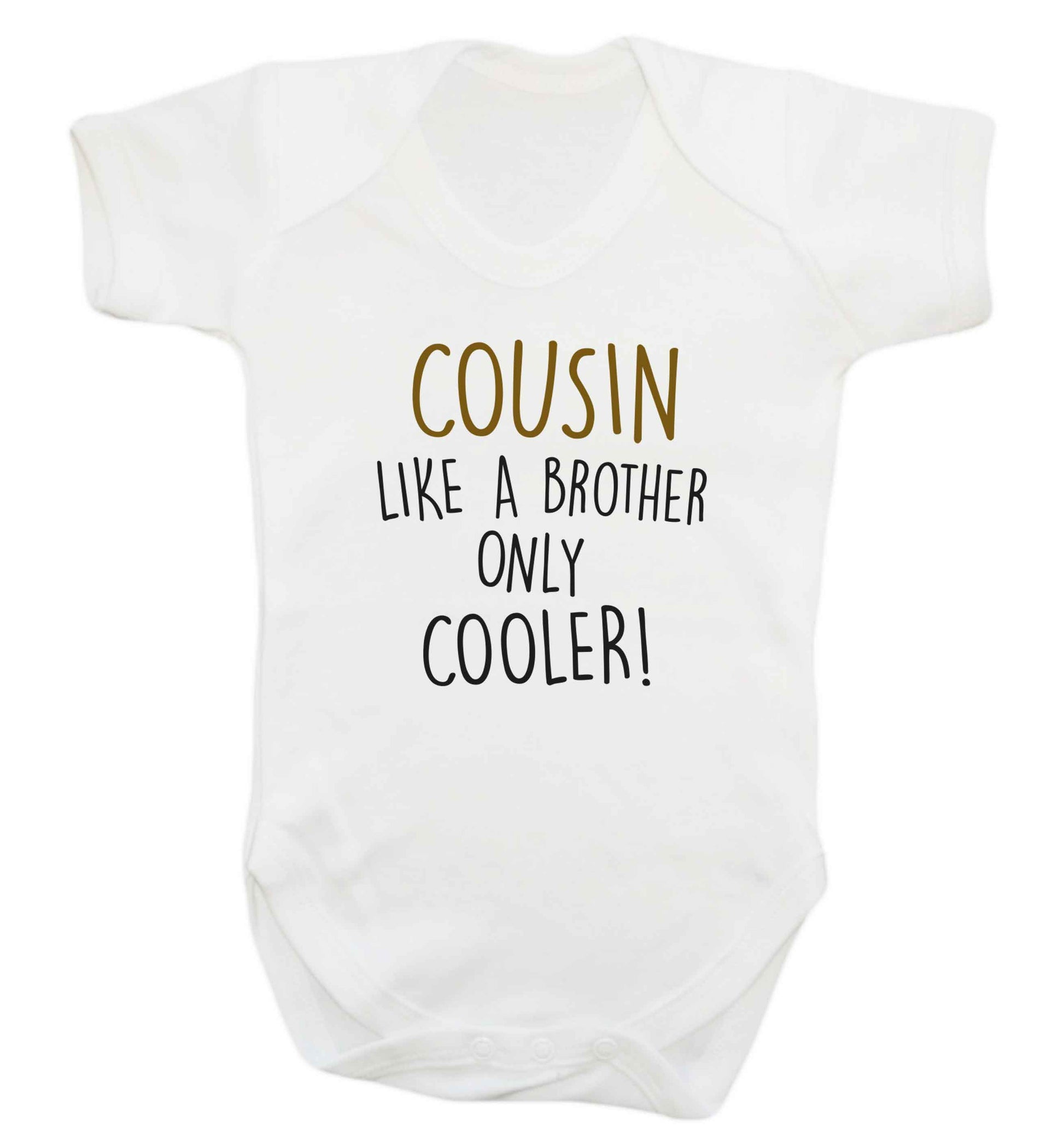 Cousin like a brother only cooler baby vest white 18-24 months
