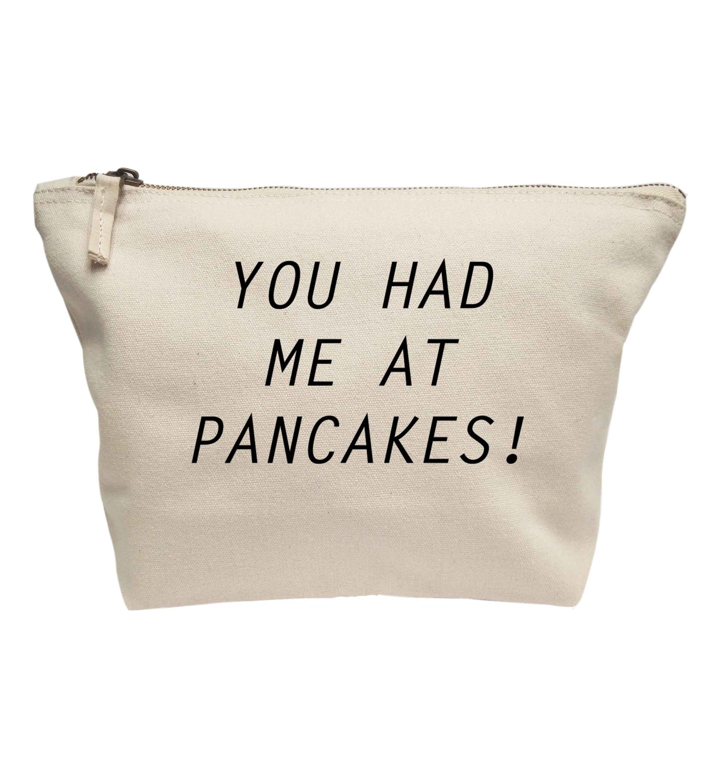 You had me at pancakes | Makeup / wash bag