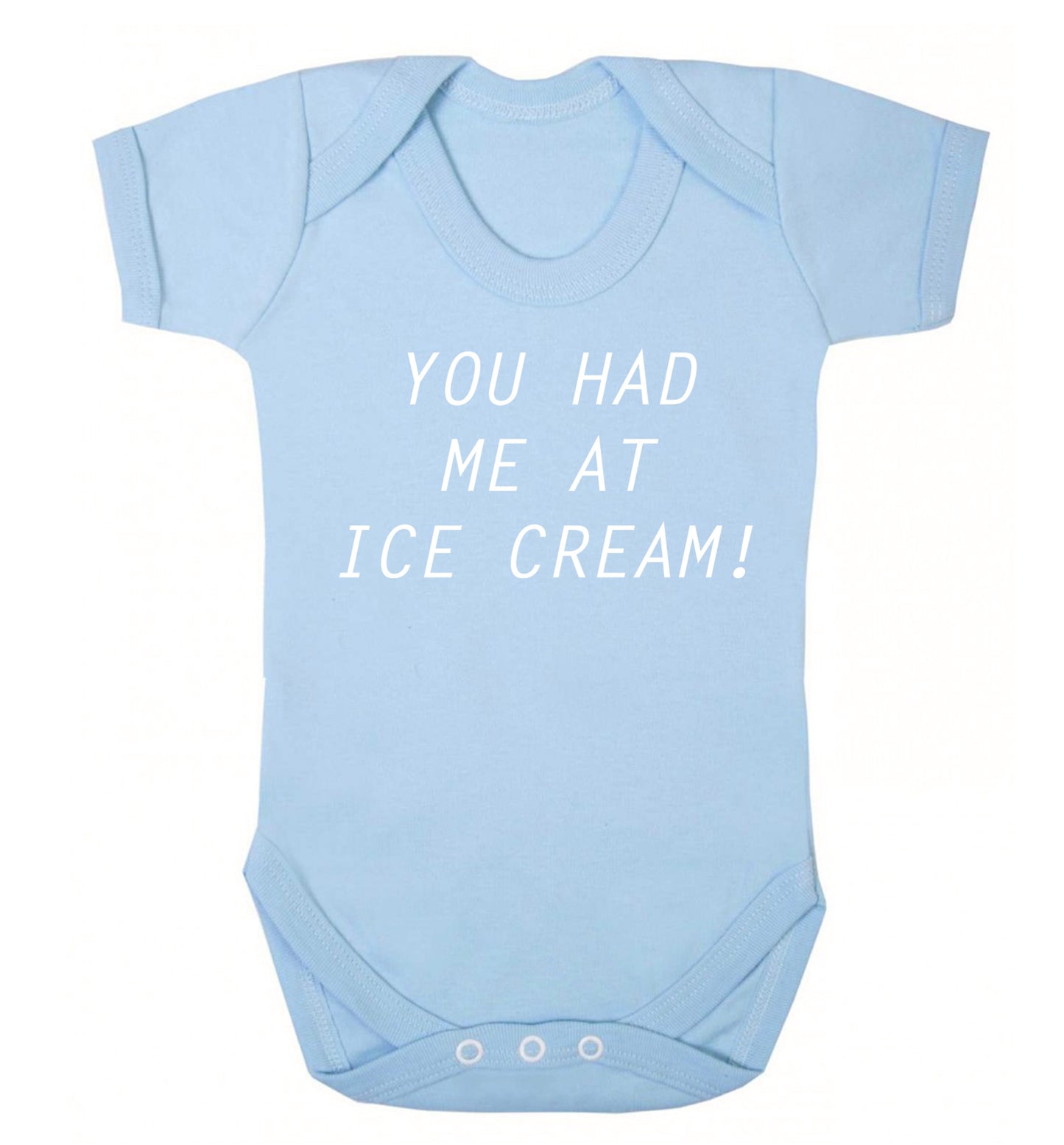 You had me at ice cream Baby Vest pale blue 18-24 months
