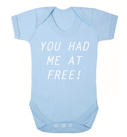 You had me at free Baby Vest pale blue 18-24 months