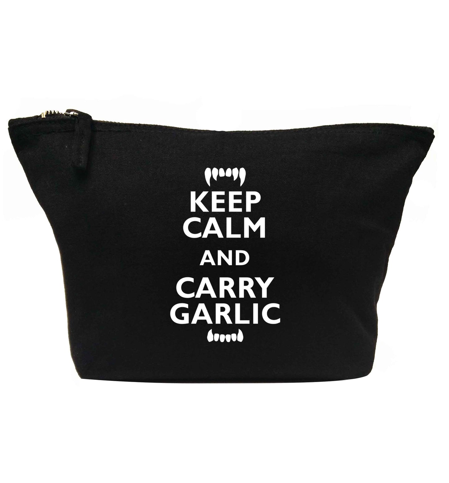Keep calm and carry garlic | Makeup / wash bag