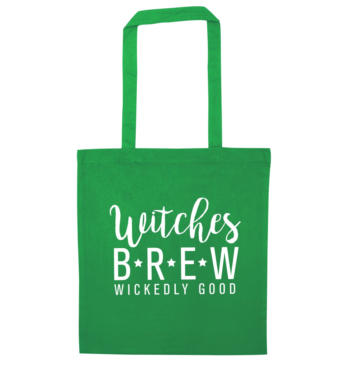 Witches Brew wickedly good green tote bag
