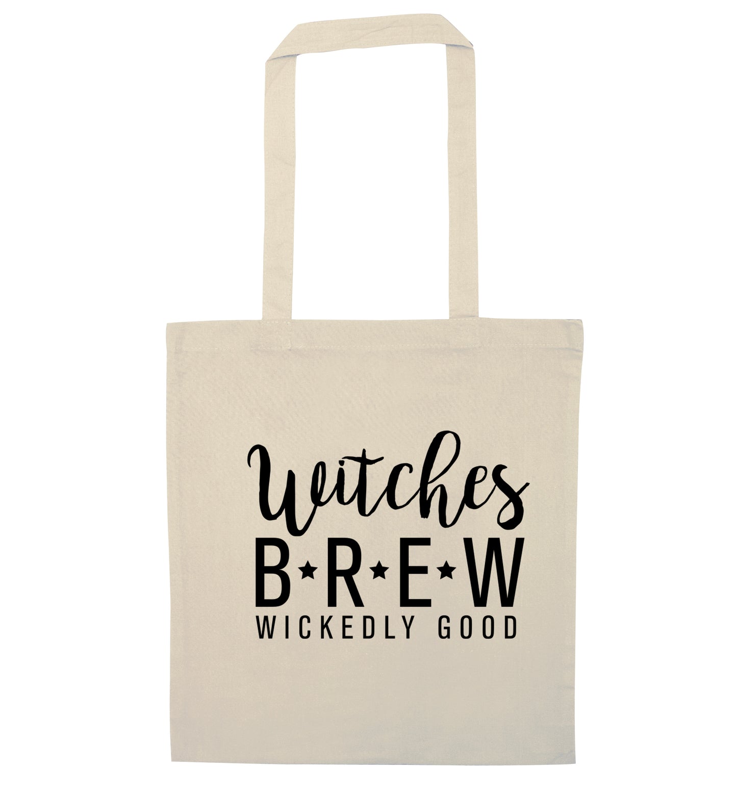 Witches Brew natural tote bag