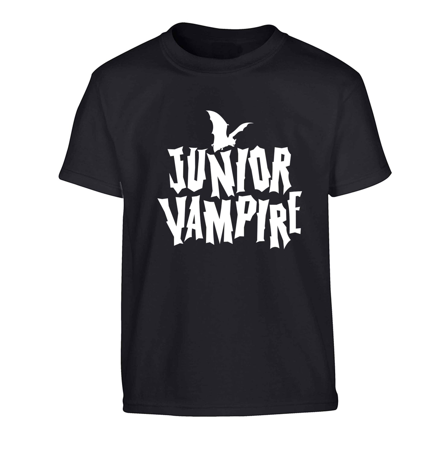 Junior vampire Children's black Tshirt 12-13 Years