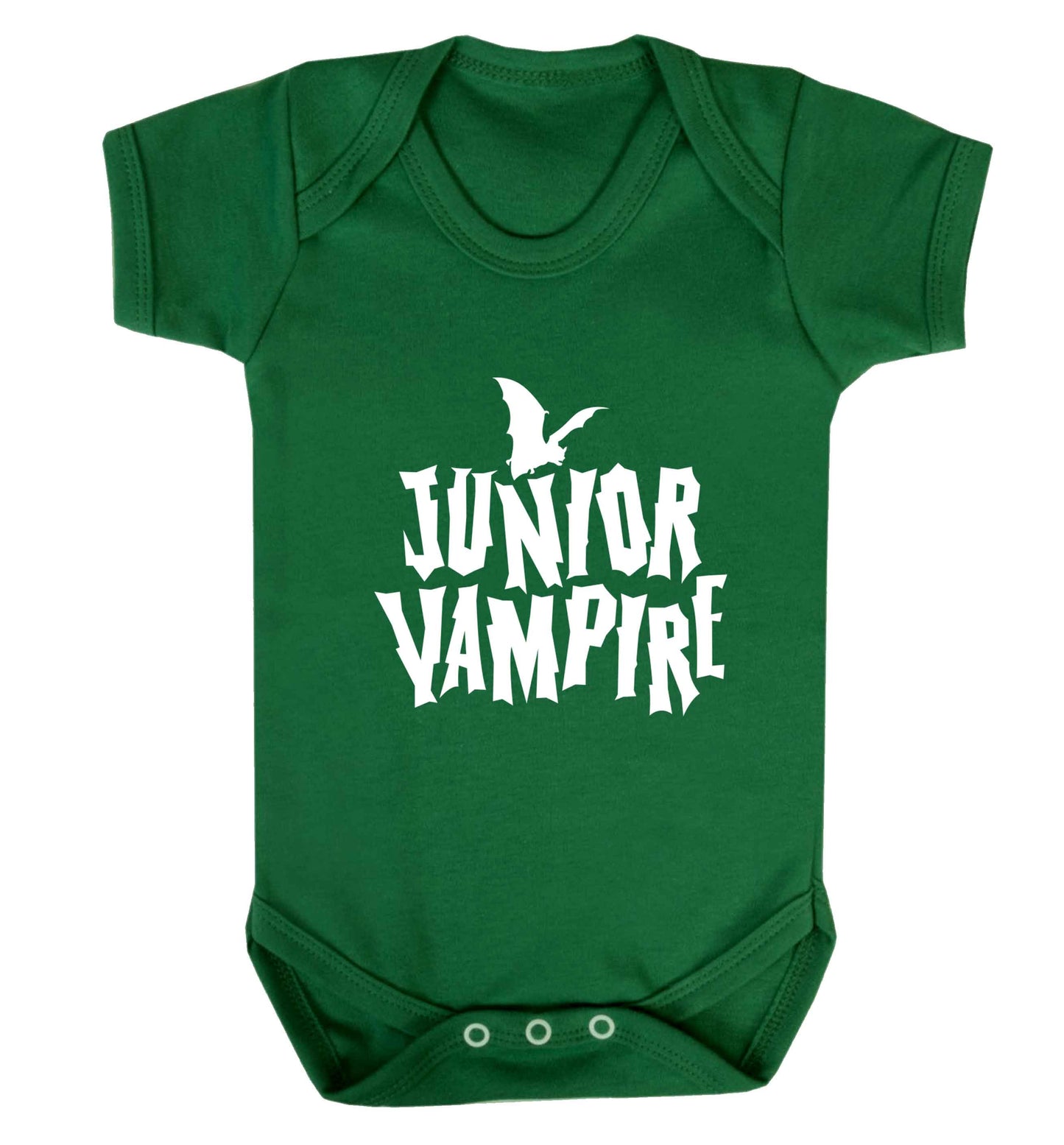 Junior vampire baby vest green 18-24 months
