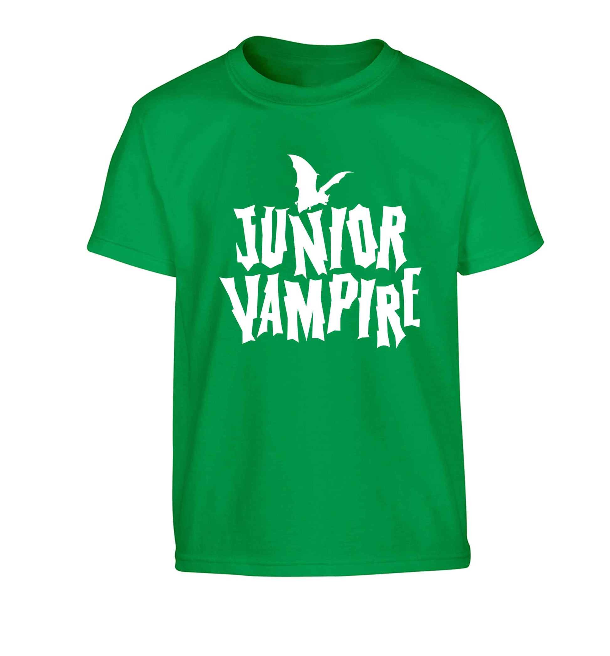 Junior vampire Children's green Tshirt 12-13 Years