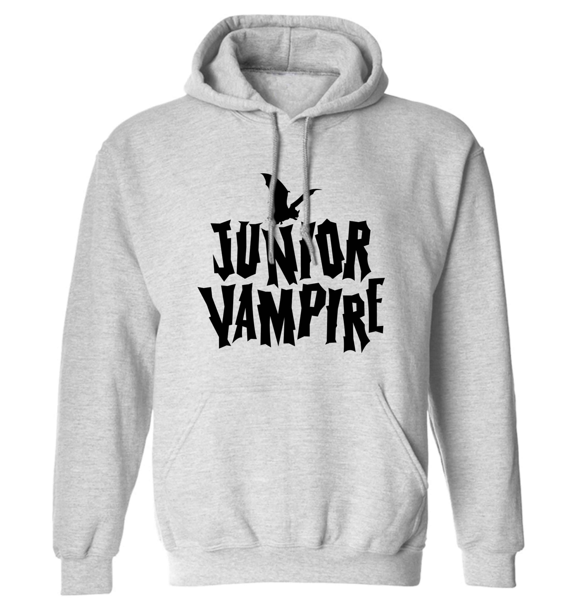 Junior vampire adults unisex grey hoodie 2XL