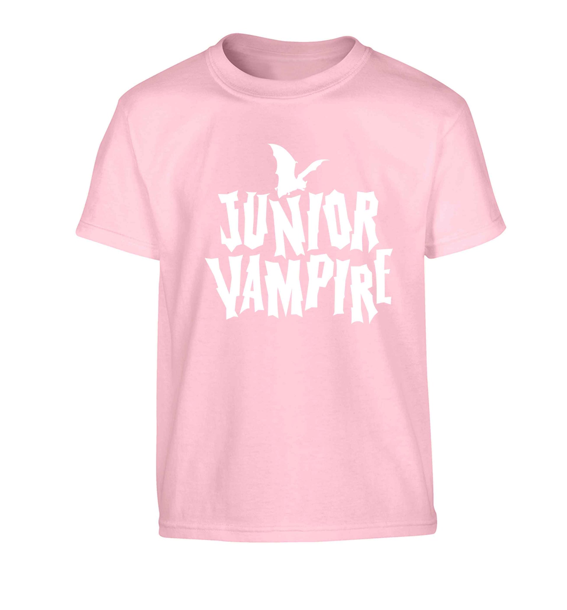 Junior vampire Children's light pink Tshirt 12-13 Years
