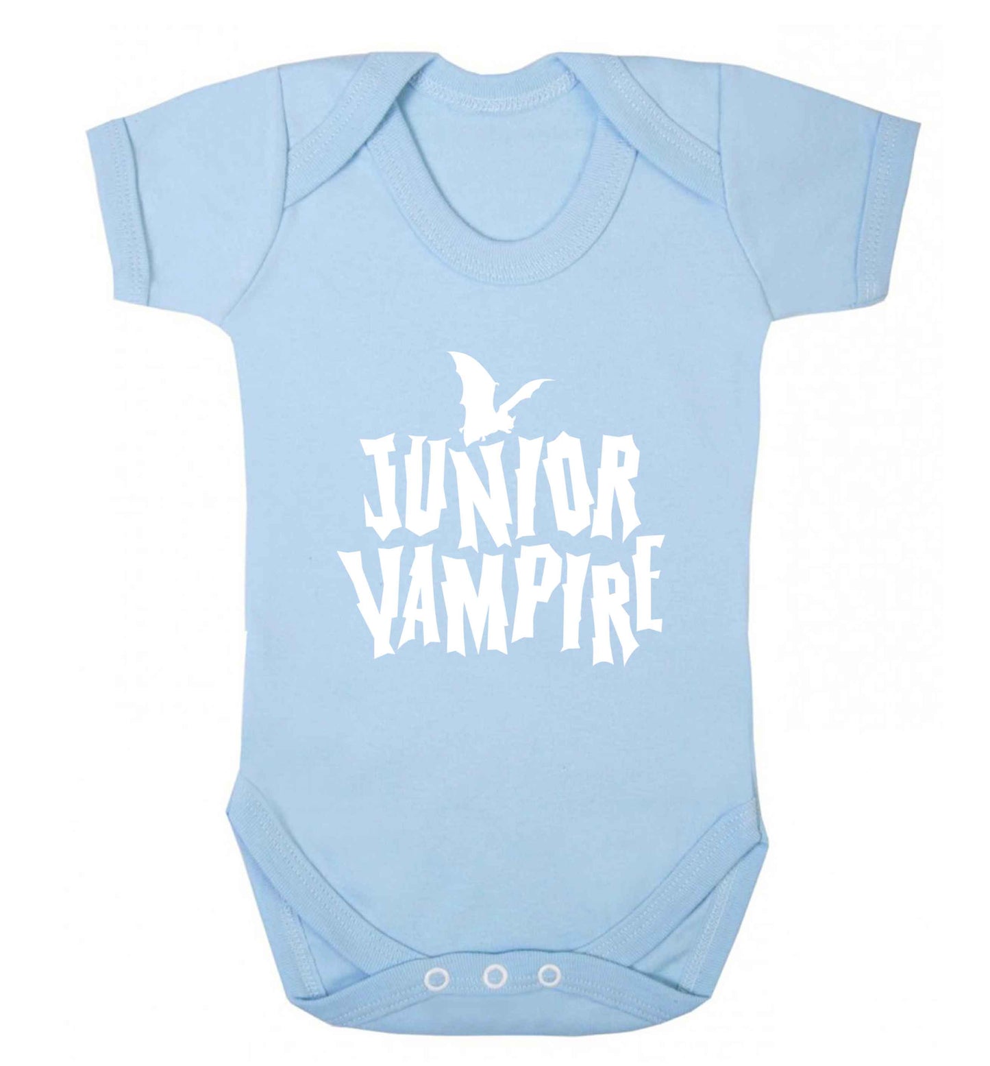 Junior vampire baby vest pale blue 18-24 months