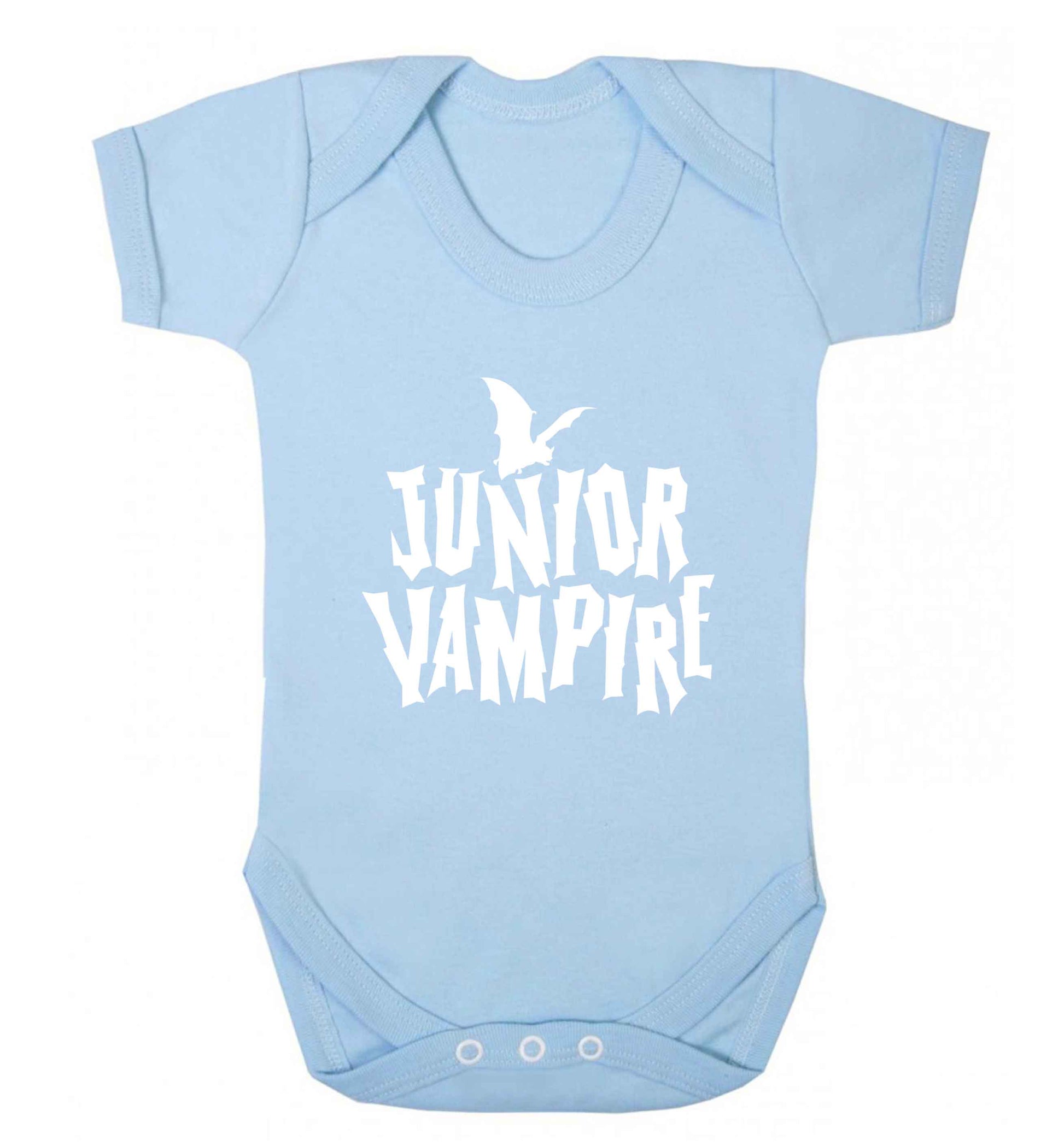 Junior vampire baby vest pale blue 18-24 months