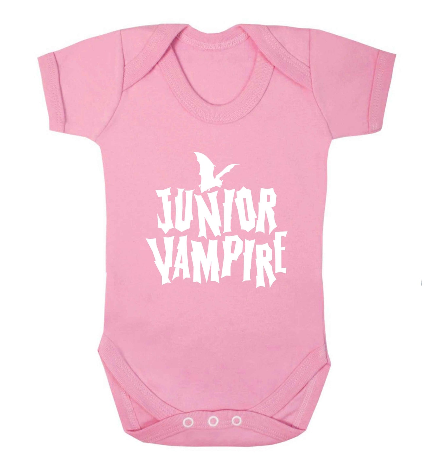 Junior vampire baby vest pale pink 18-24 months