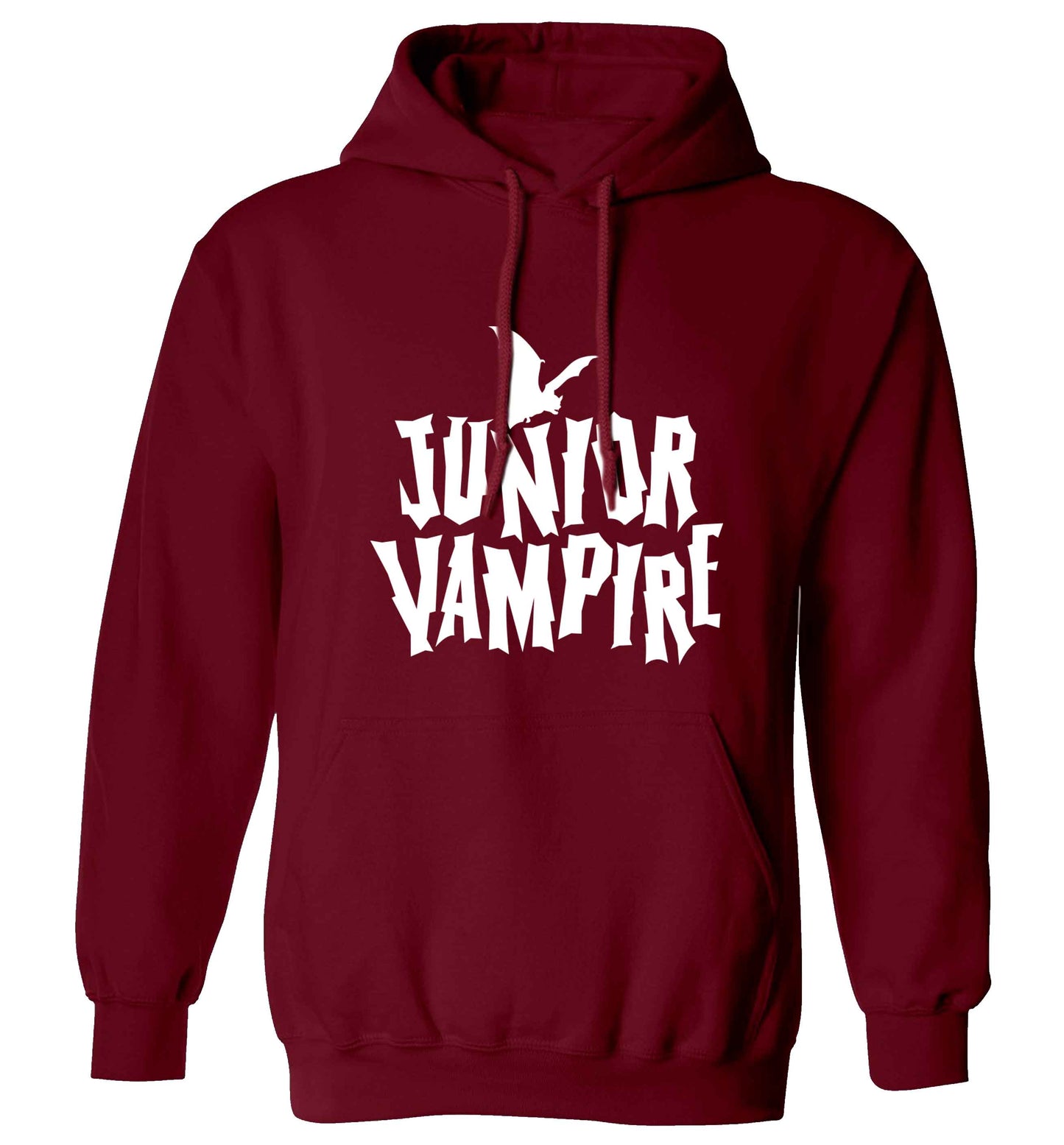 Junior vampire adults unisex maroon hoodie 2XL