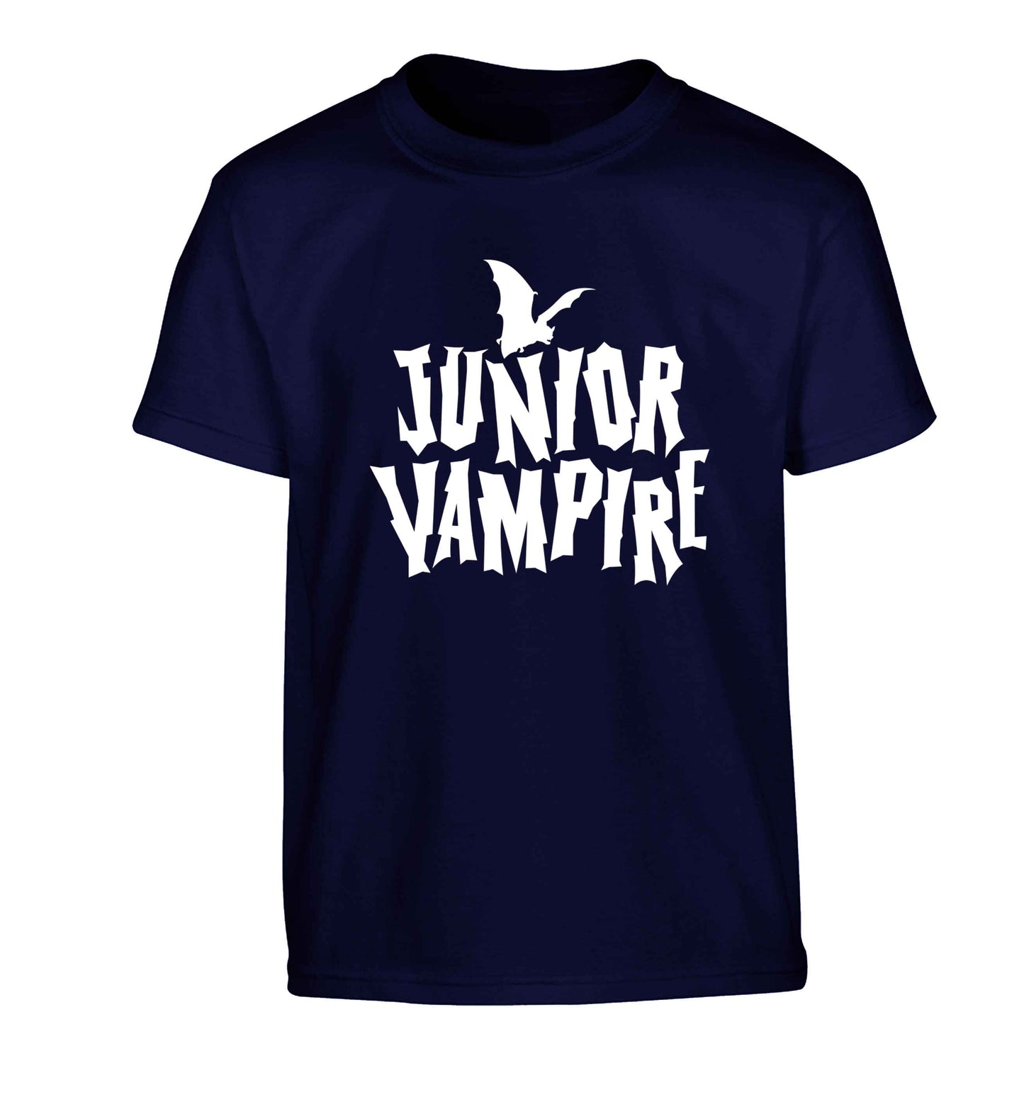 Junior vampire Children's navy Tshirt 12-13 Years