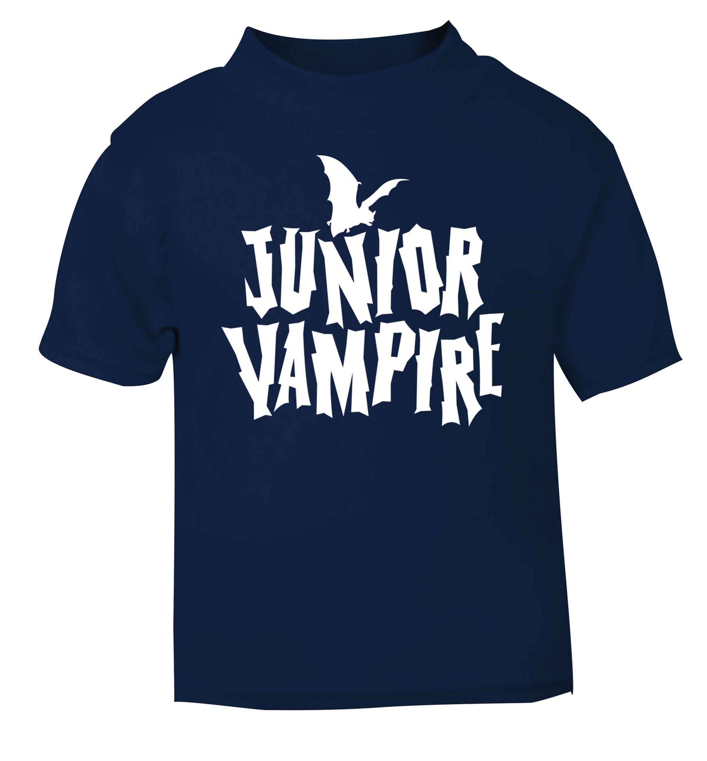Junior vampire navy baby toddler Tshirt 2 Years