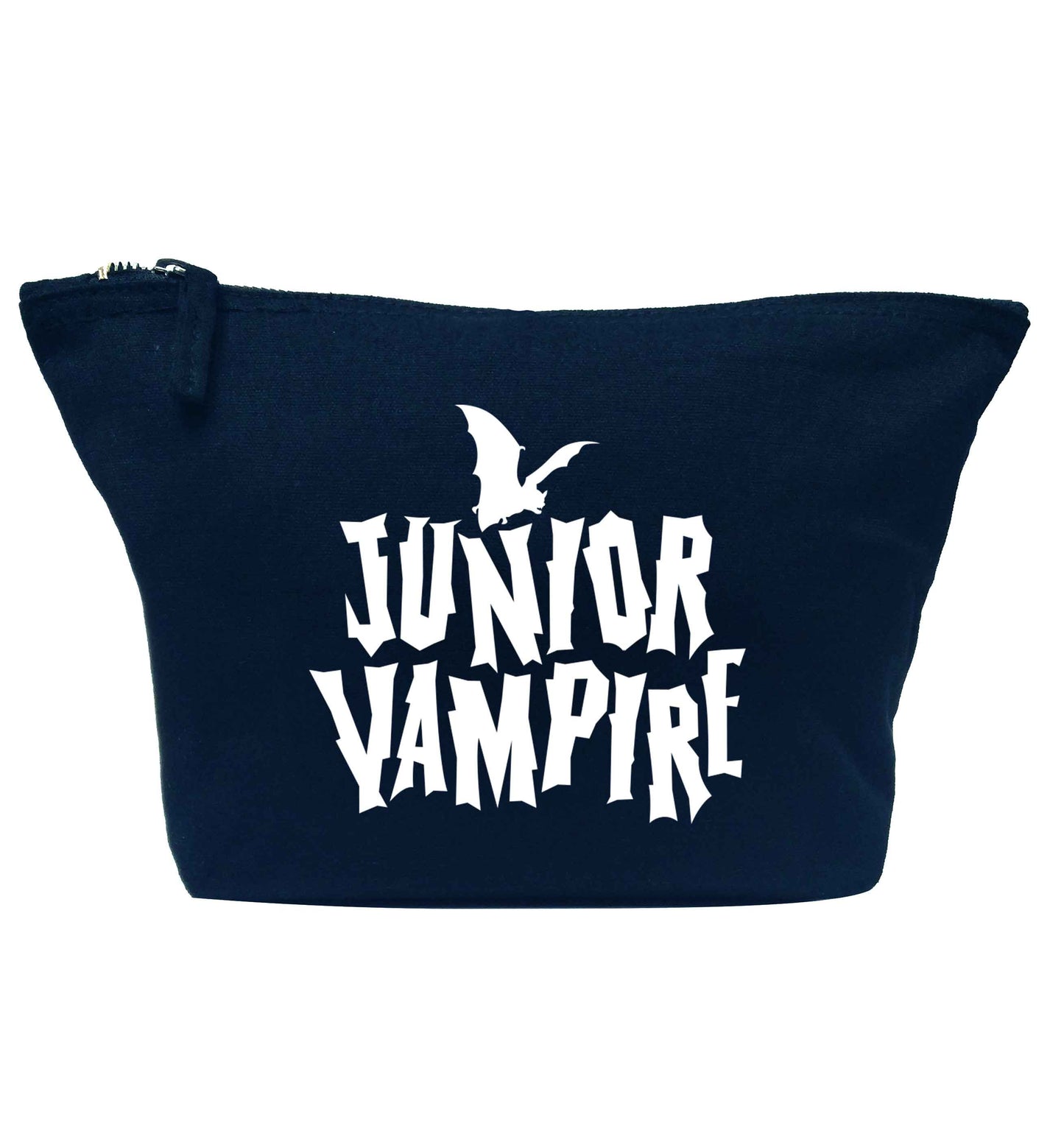 Junior vampire navy makeup bag