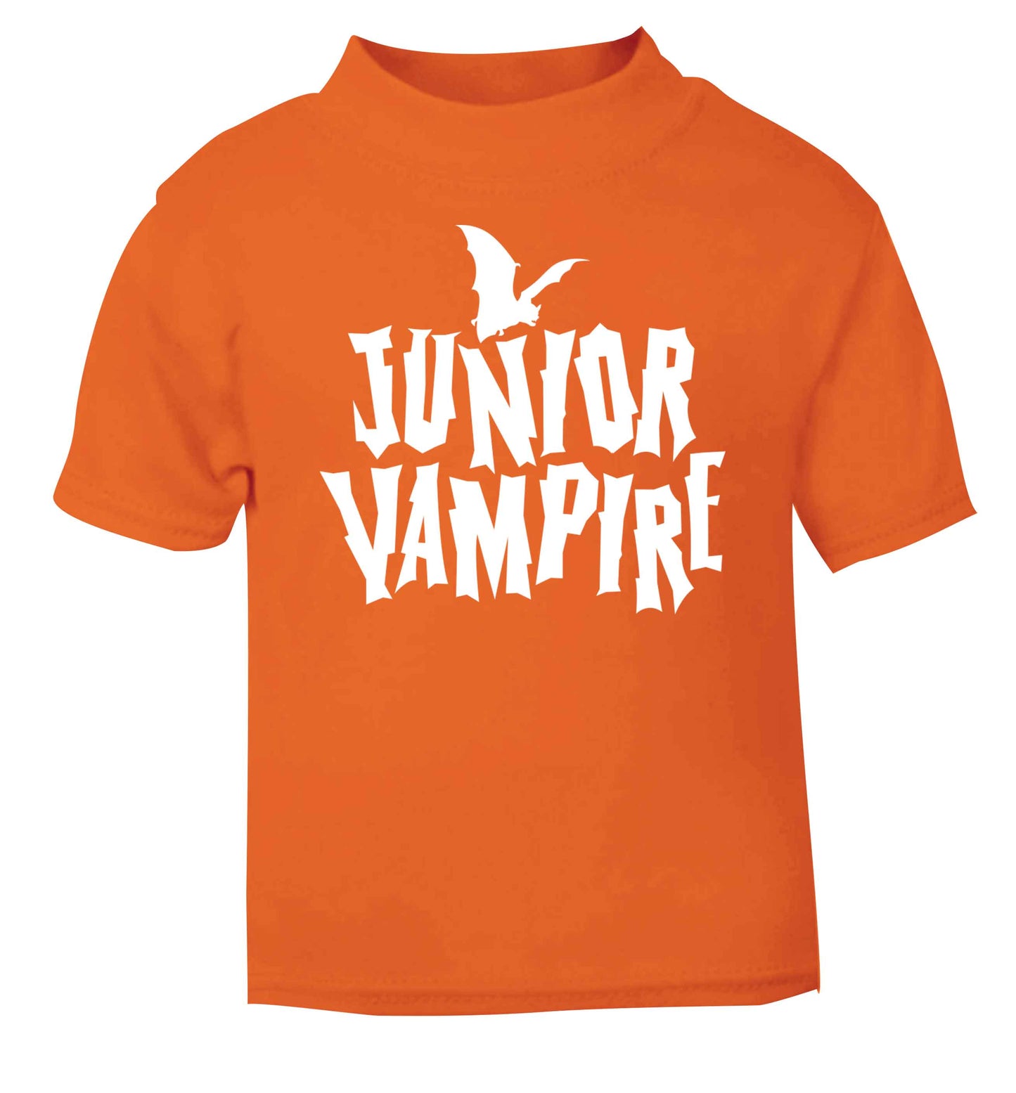 Junior vampire orange baby toddler Tshirt 2 Years