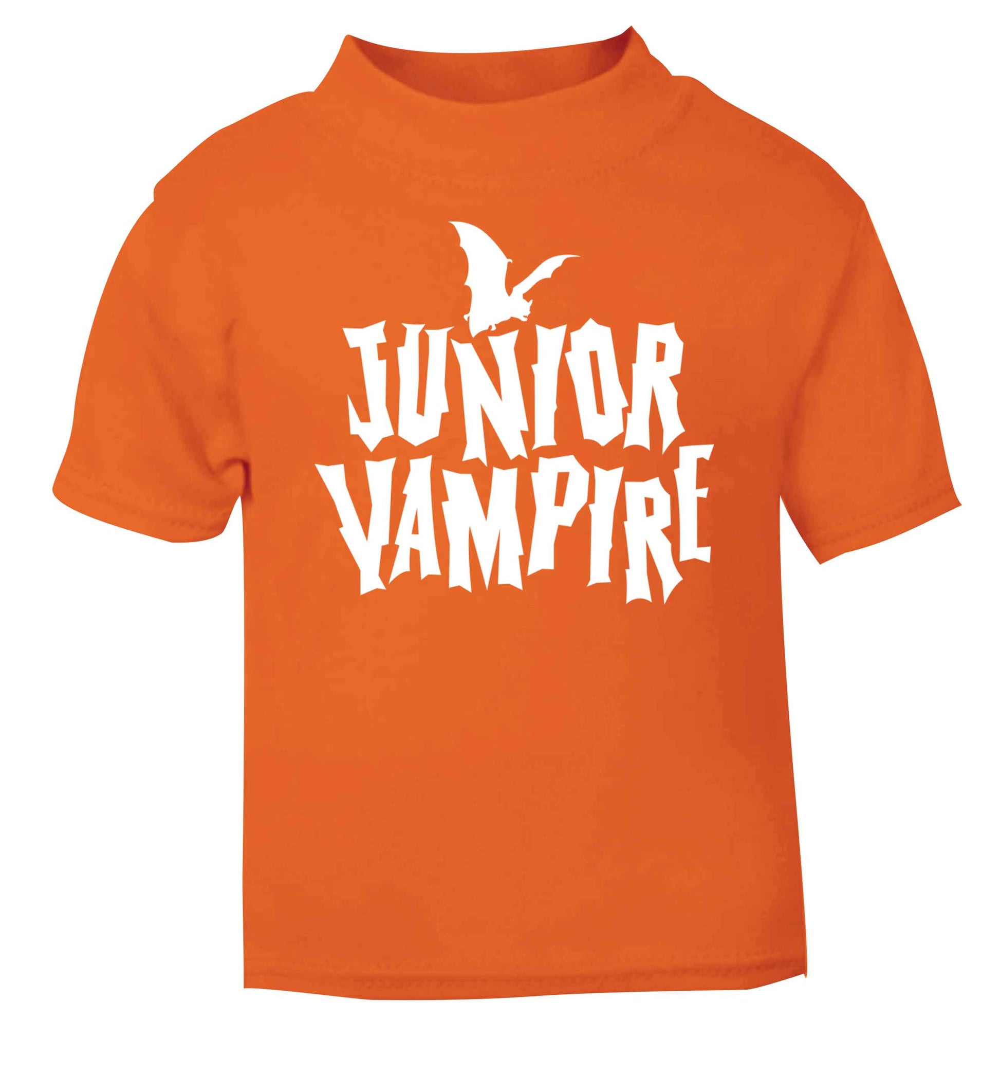 Junior vampire orange baby toddler Tshirt 2 Years