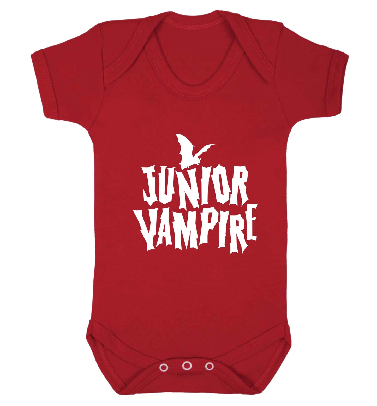 Junior vampire baby vest red 18-24 months