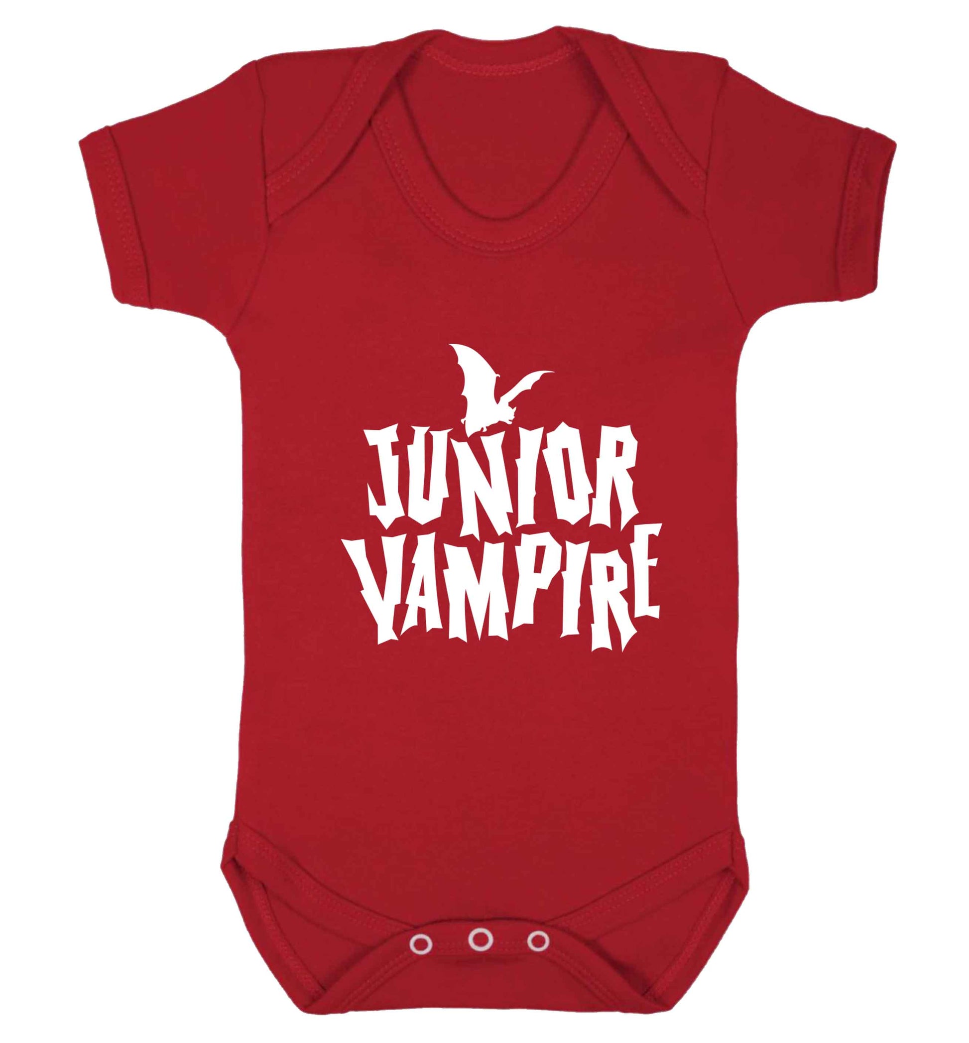 Junior vampire baby vest red 18-24 months