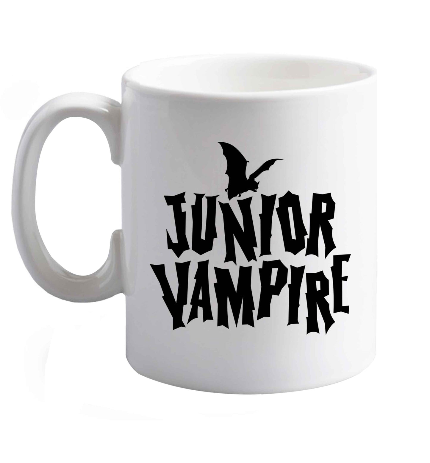 10 oz Favourite Type Pan Pancake ceramic mug right handed