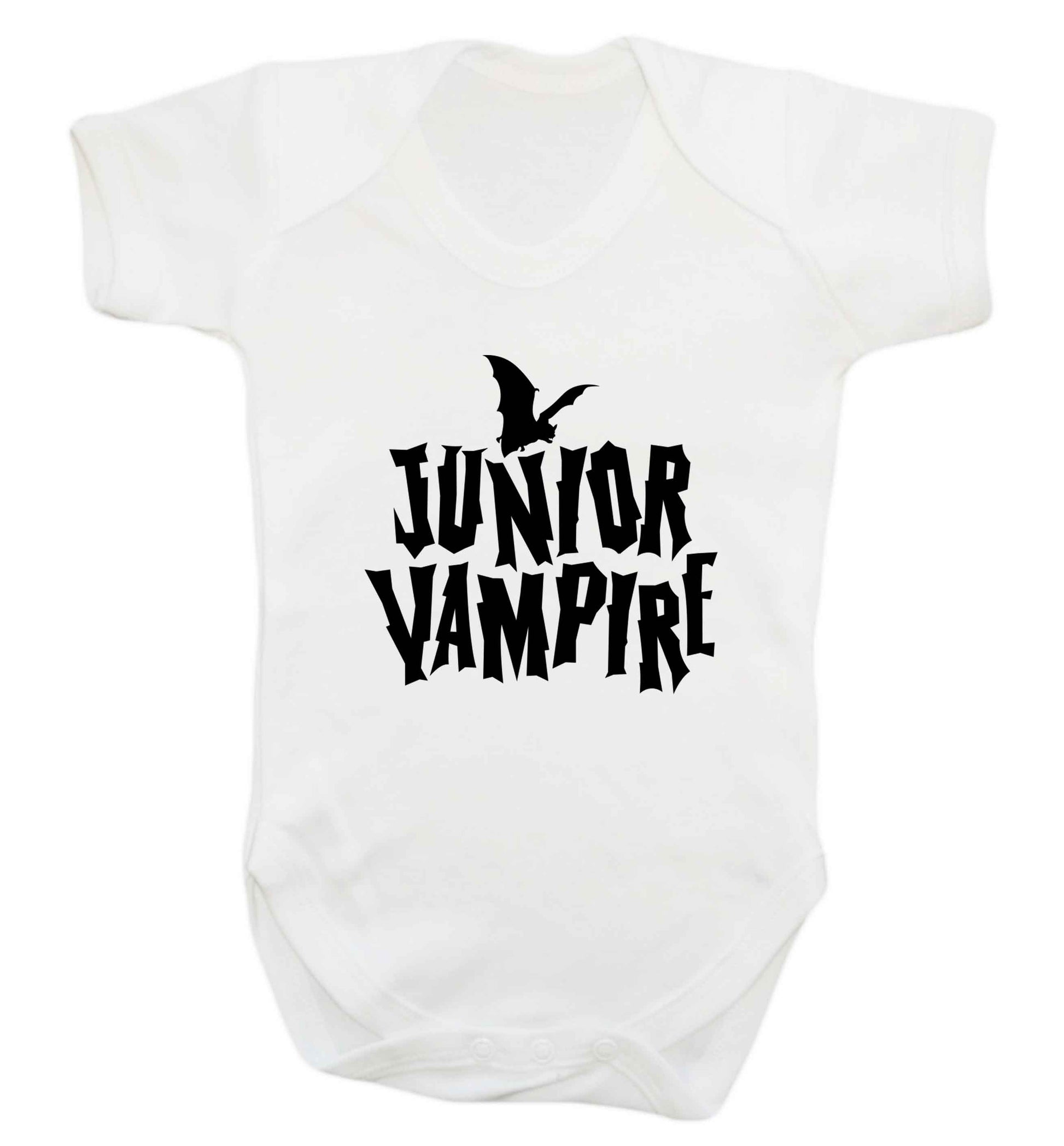 Junior vampire baby vest white 18-24 months
