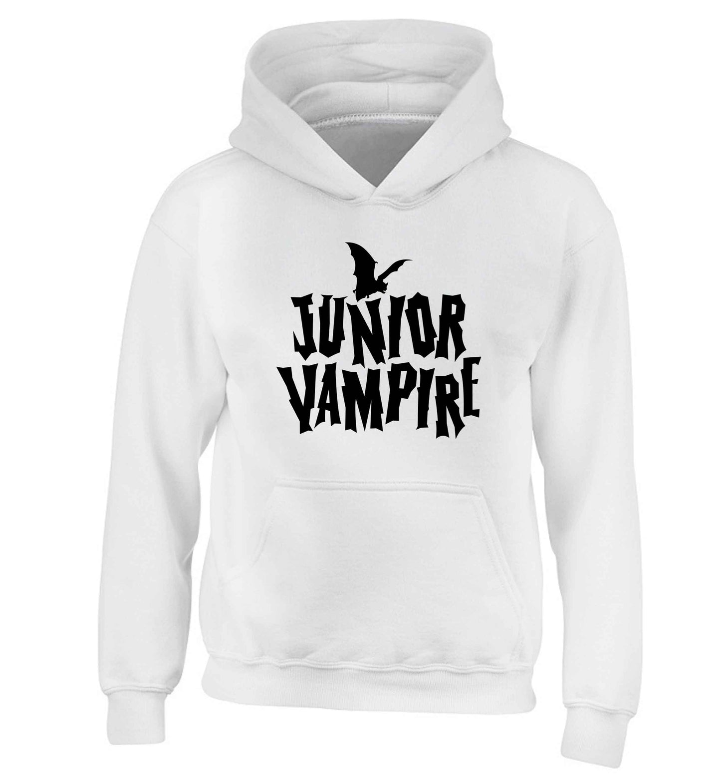Junior vampire children's white hoodie 12-13 Years
