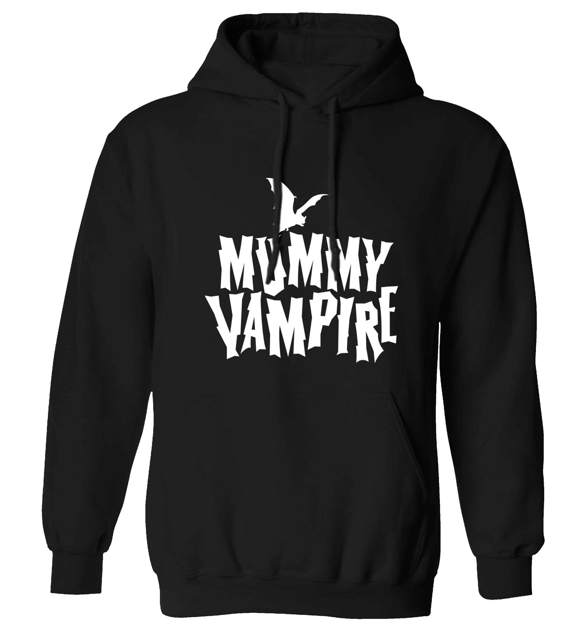 Mummy vampire adults unisex black hoodie 2XL