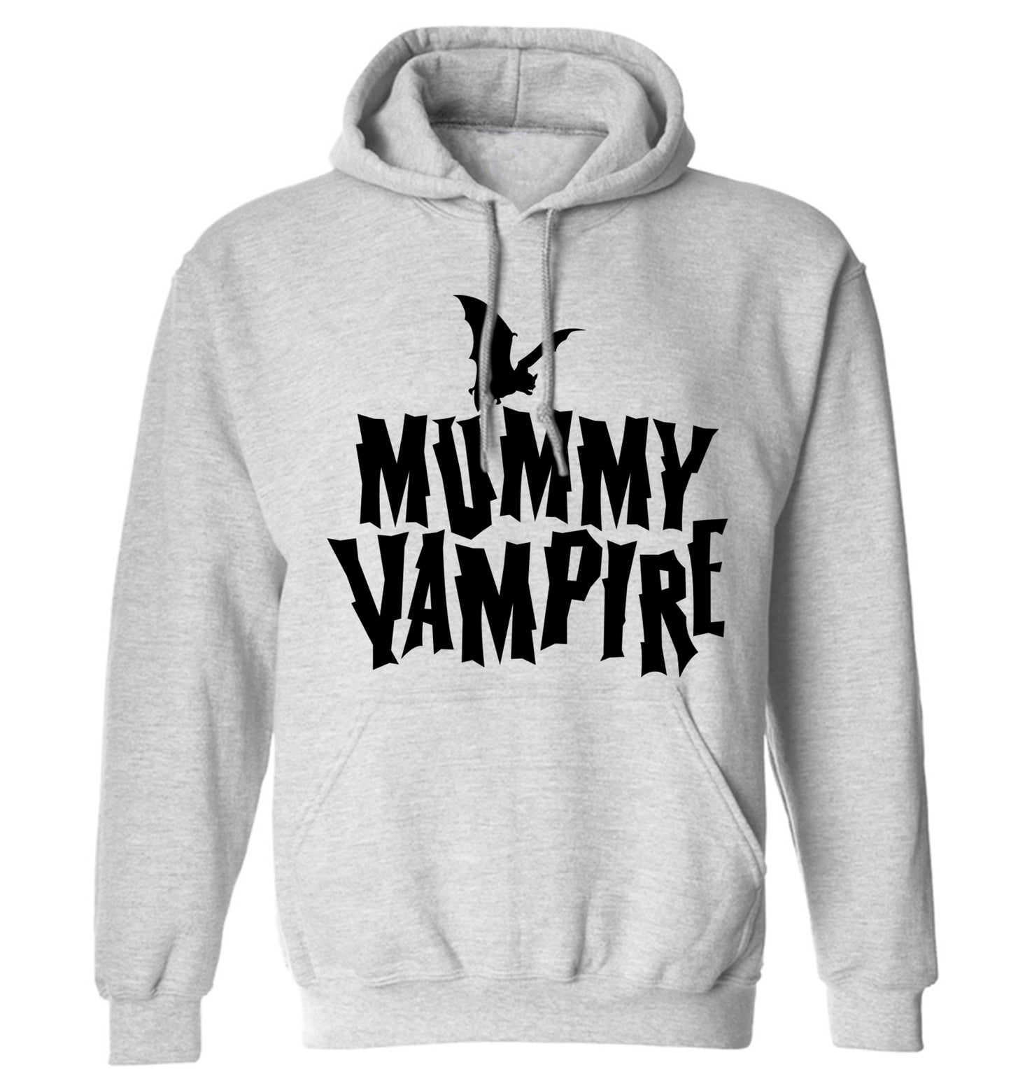Mummy vampire adults unisex grey hoodie 2XL