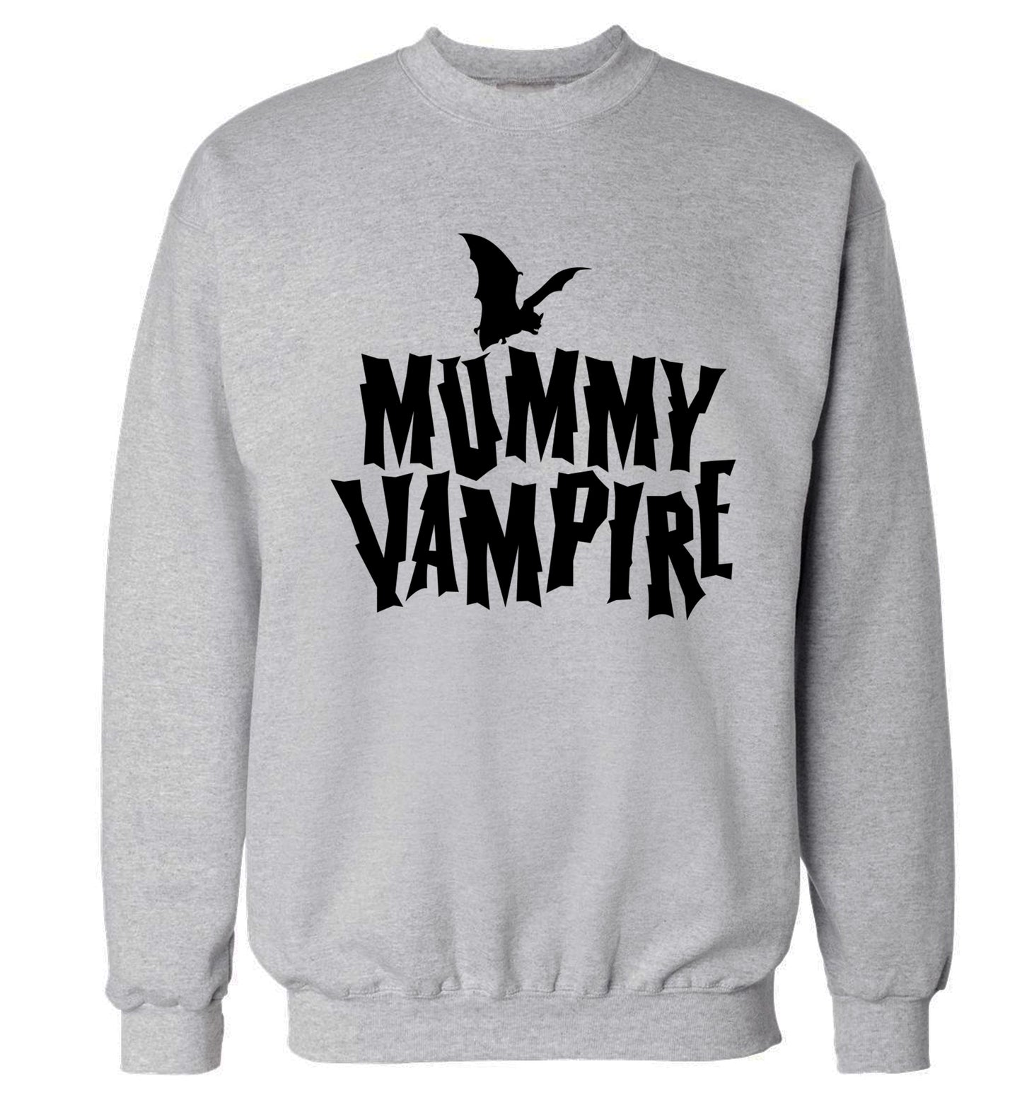 Mummy vampire adult's unisex grey sweater 2XL