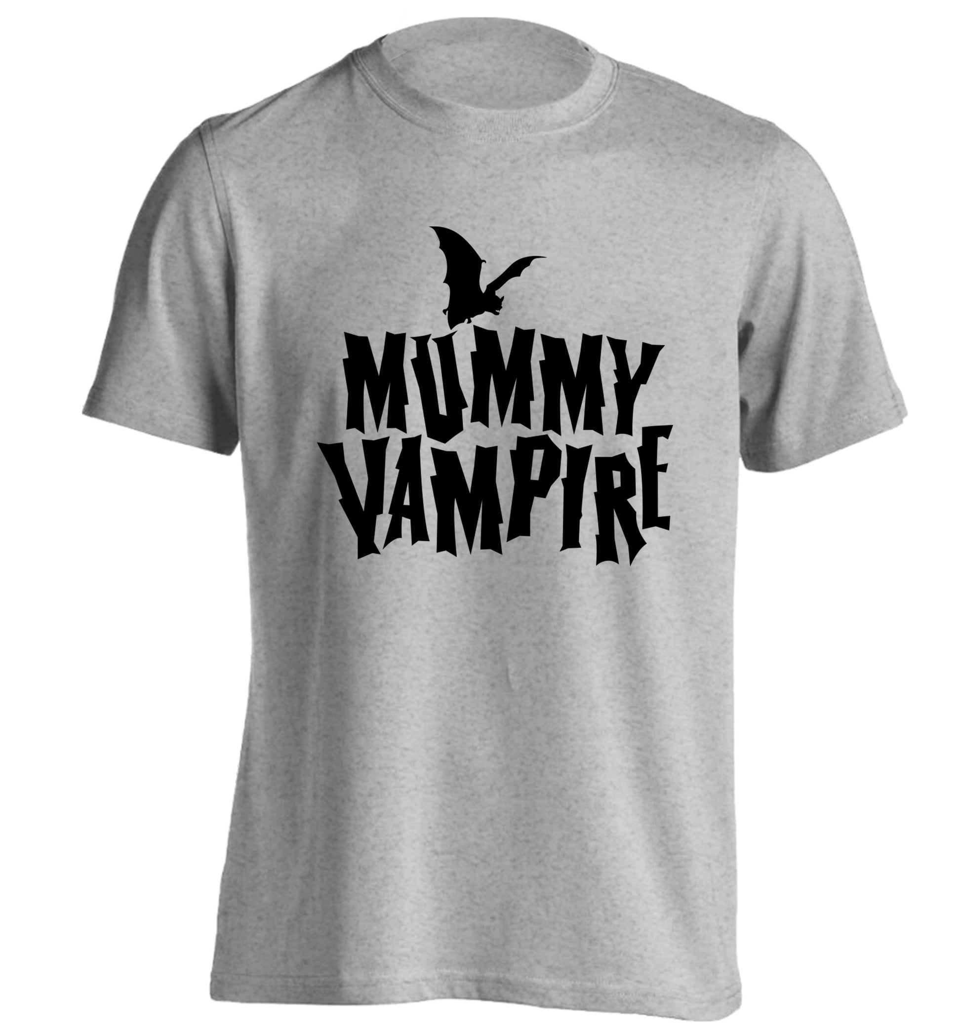 Mummy vampire adults unisex grey Tshirt 2XL