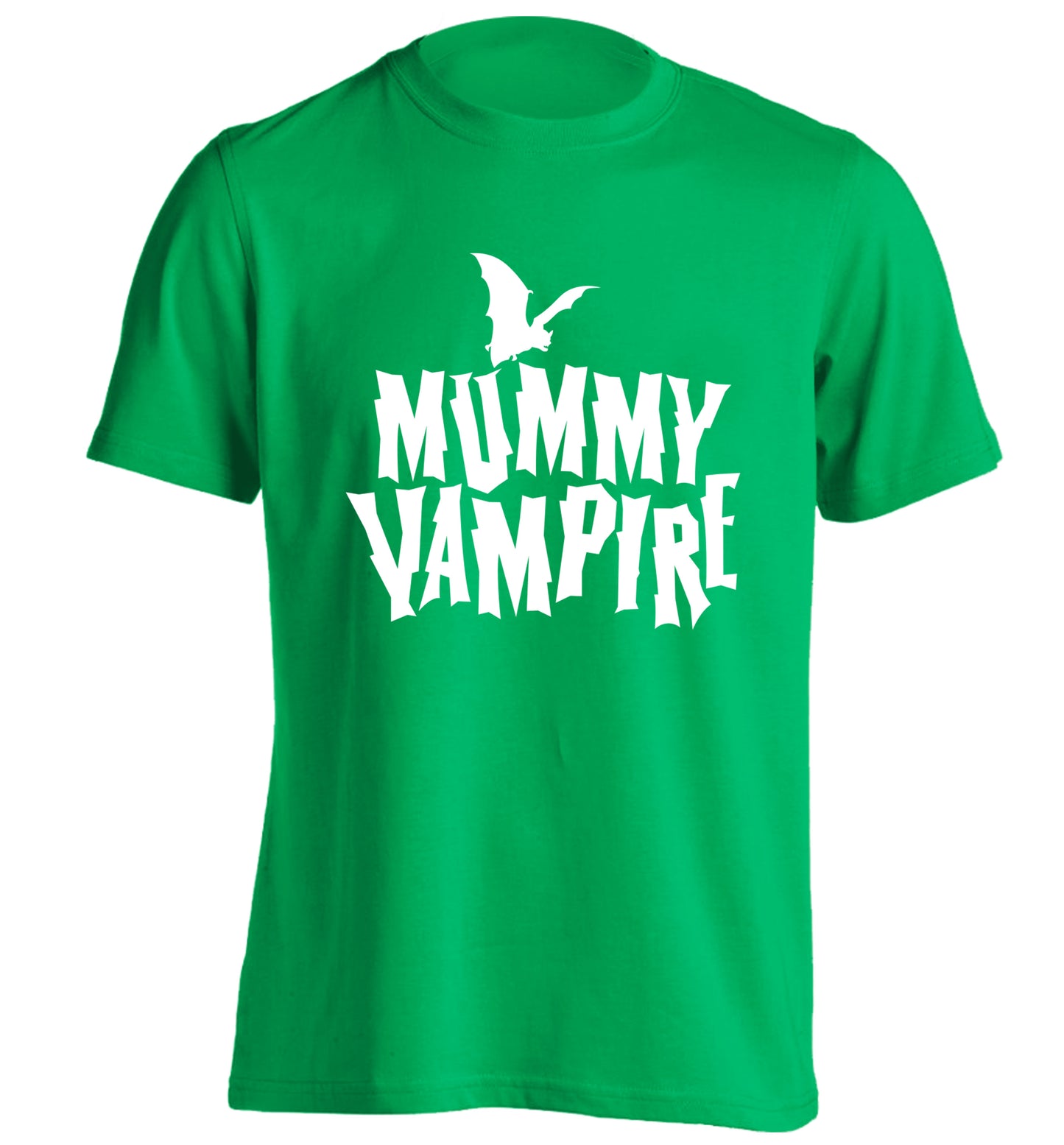 Mummy vampire adults unisex green Tshirt 2XL