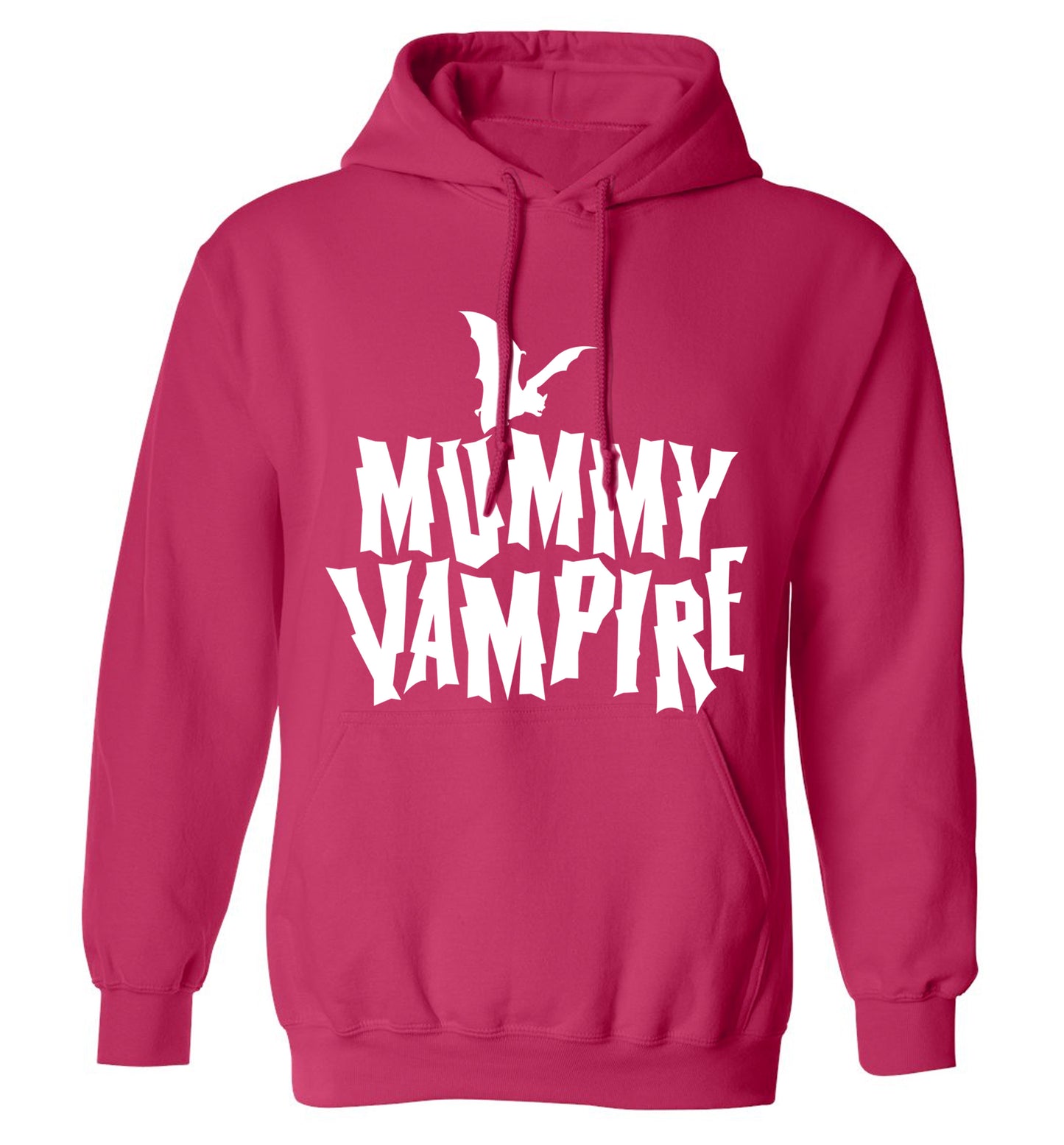 Mummy vampire adults unisex pink hoodie 2XL