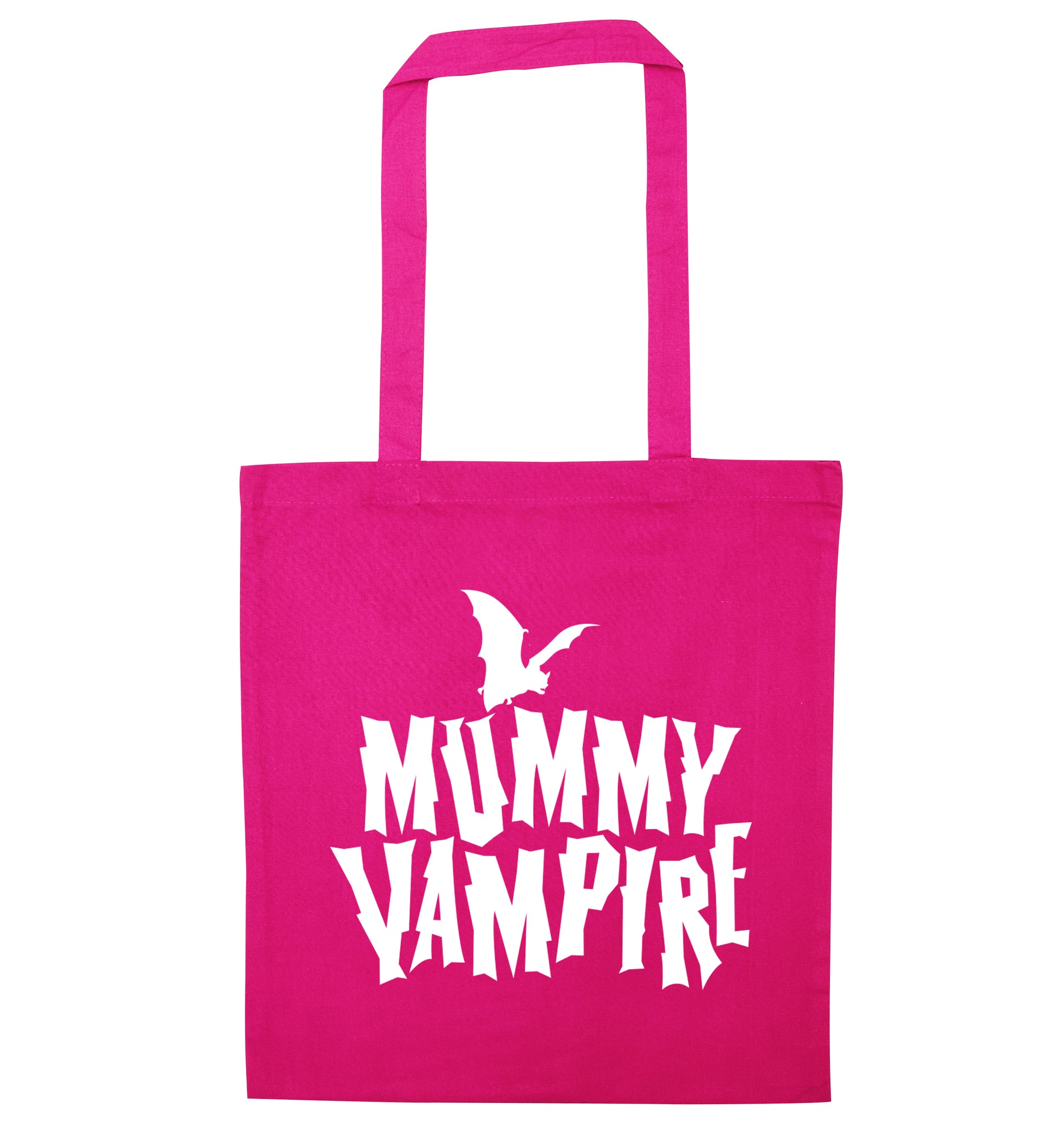 Mummy vampire pink tote bag