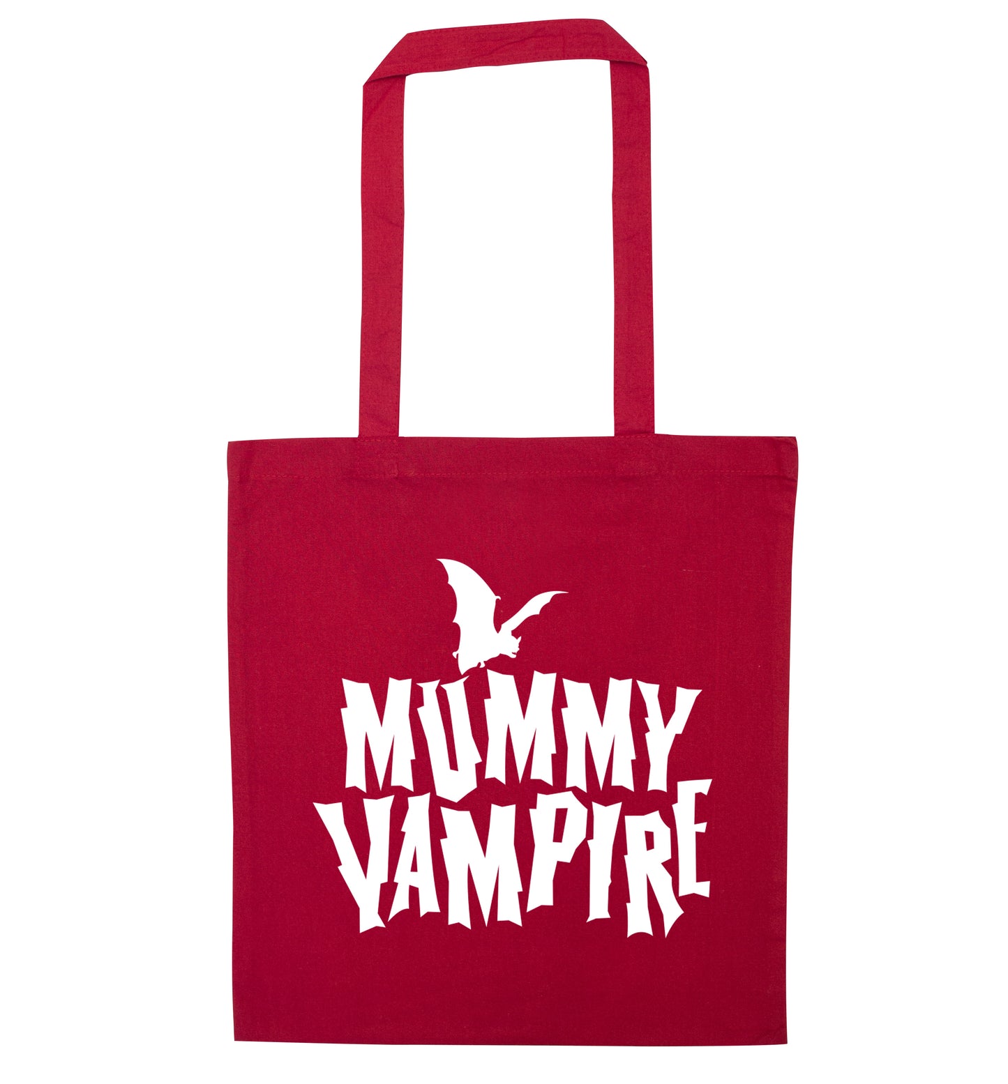Mummy vampire red tote bag