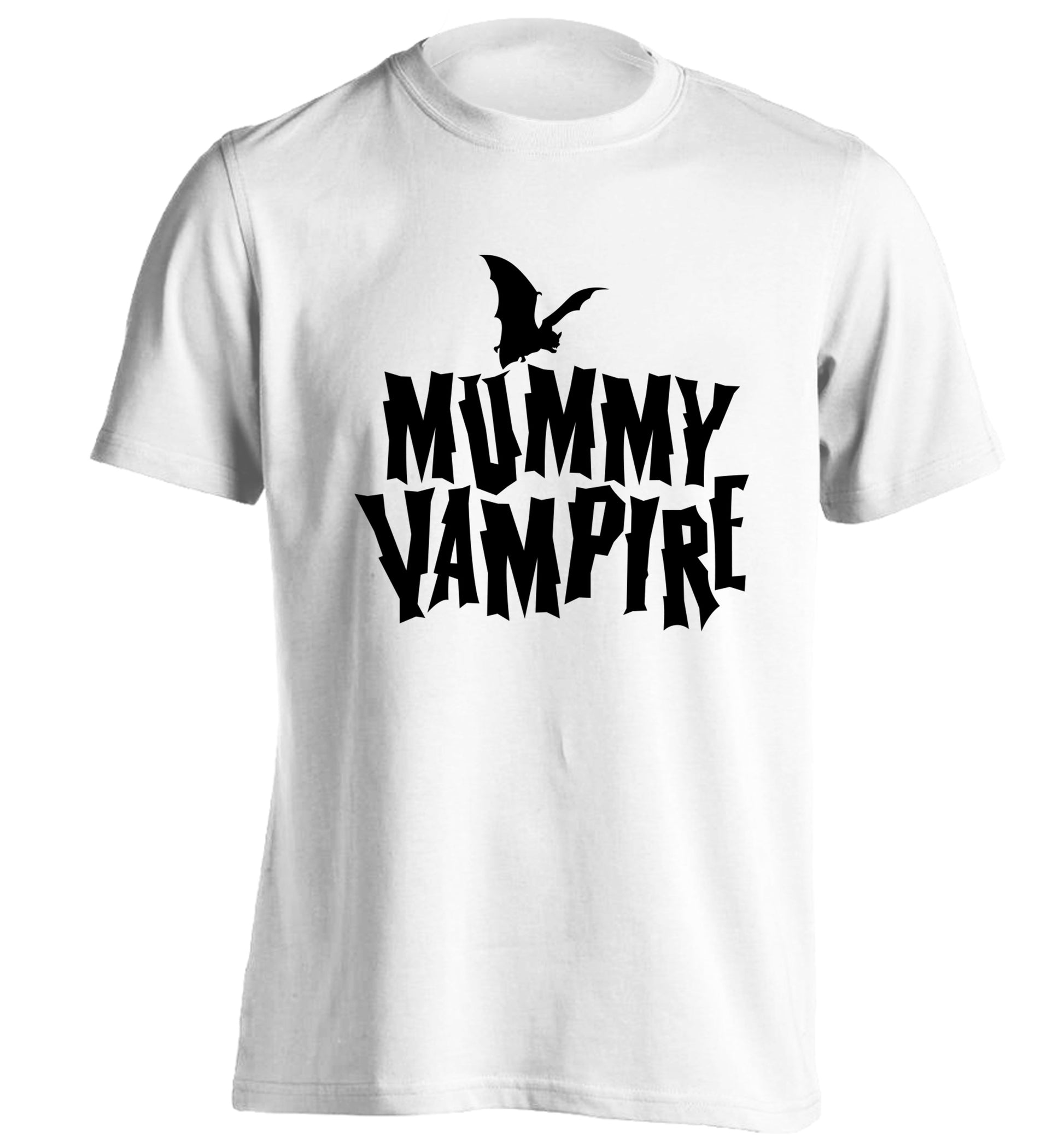 Mummy vampire adults unisex white Tshirt 2XL