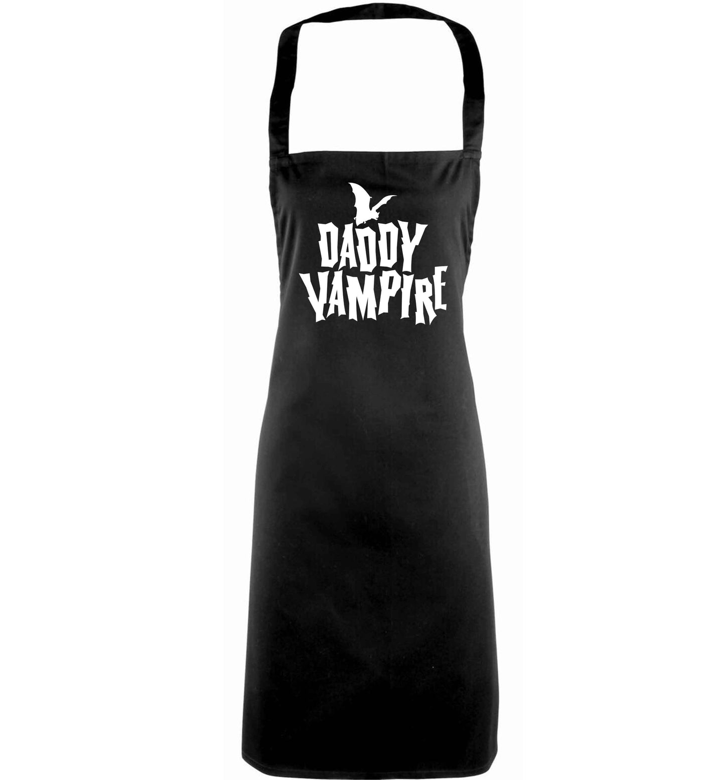 Daddy vampire adults black apron