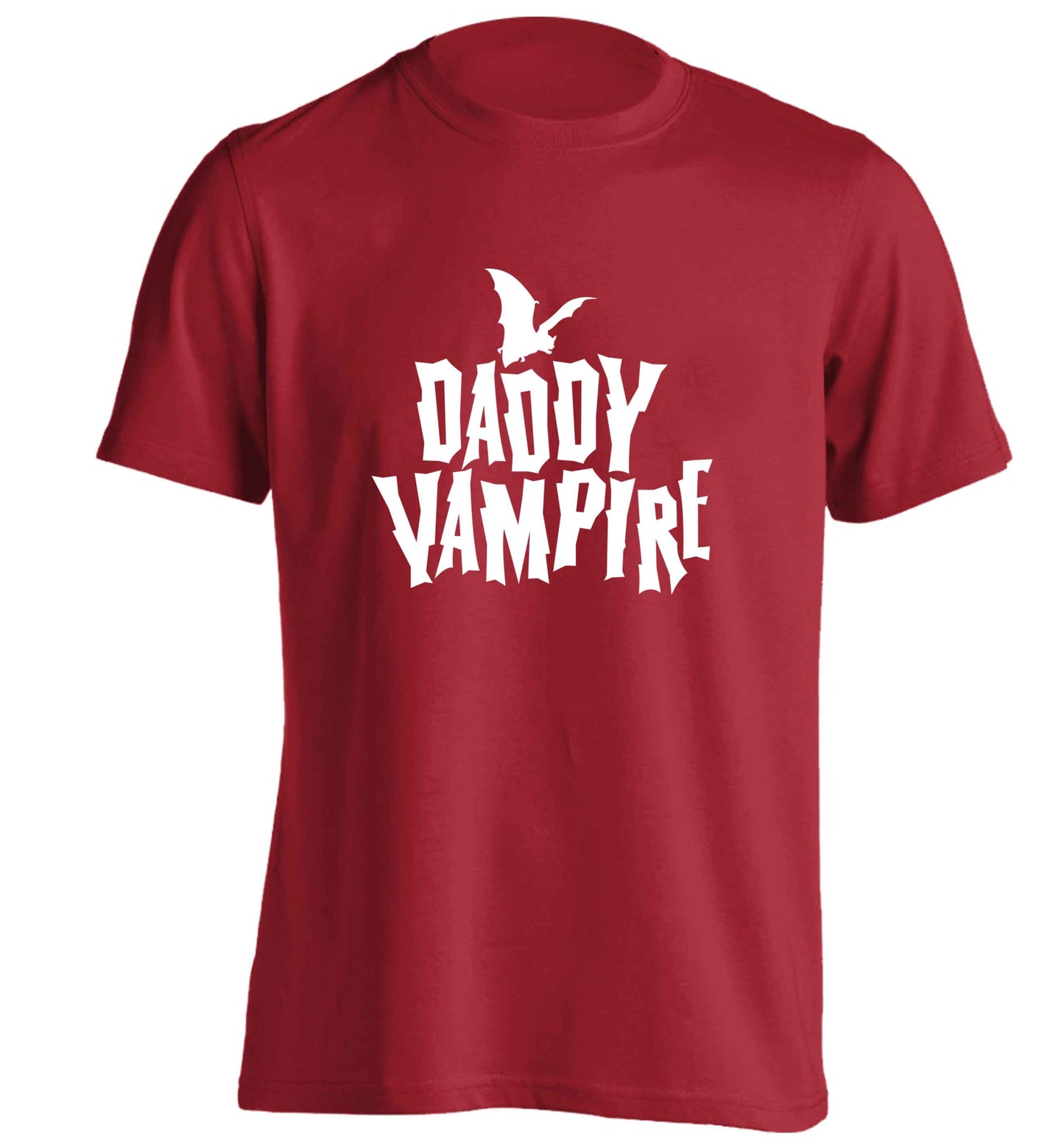 Daddy vampire adults unisex red Tshirt 2XL