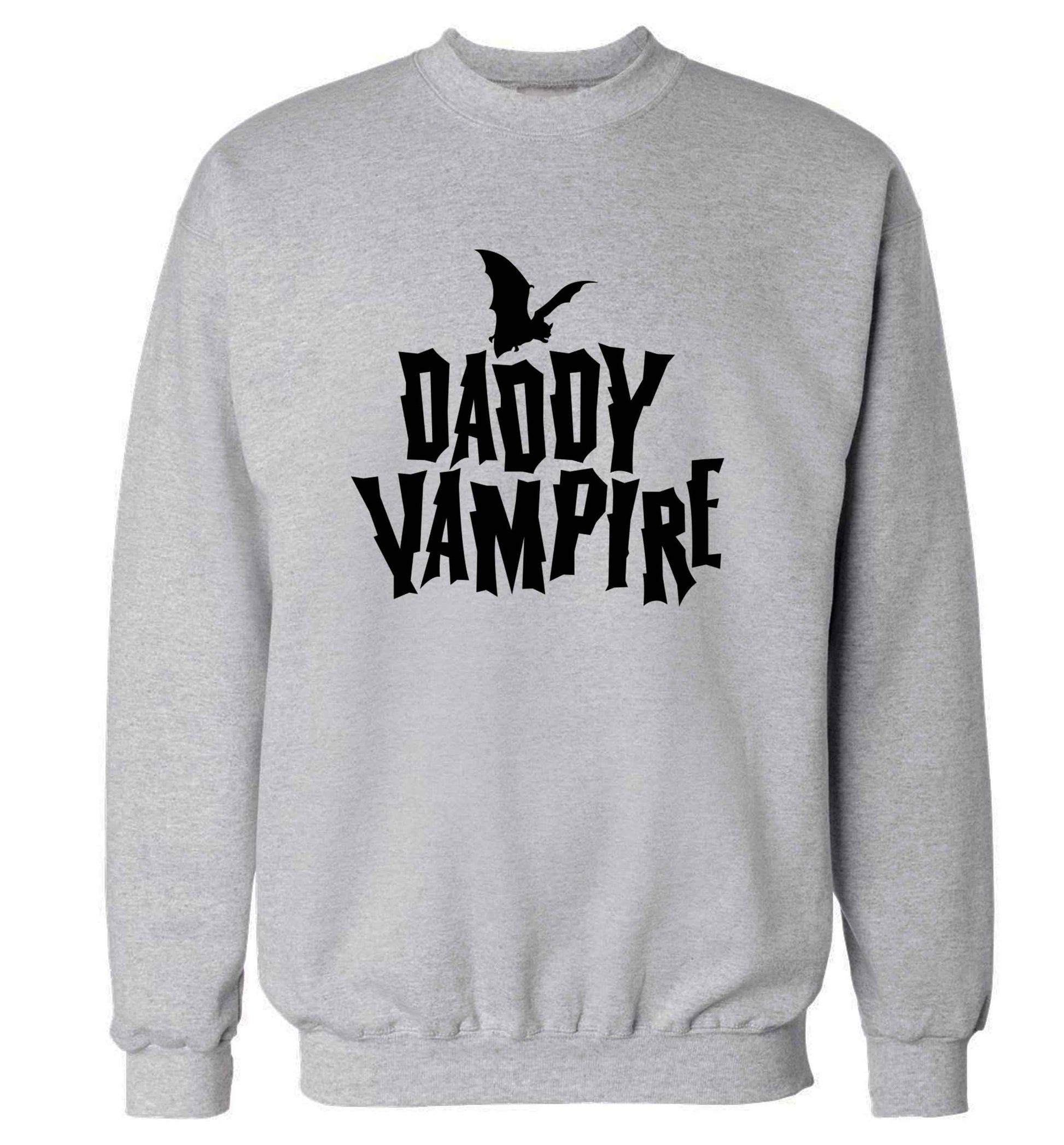 Daddy vampire adult's unisex grey sweater 2XL